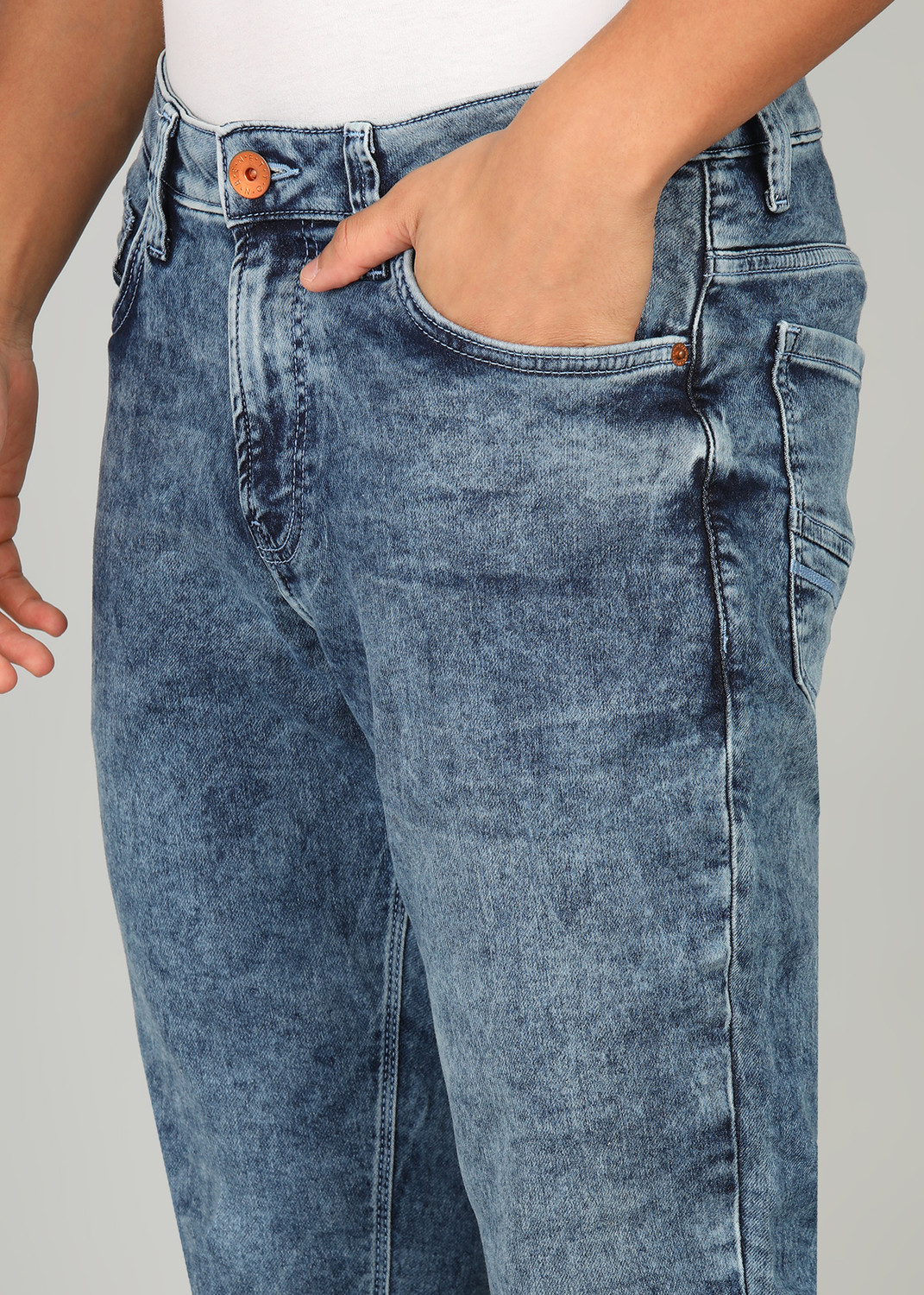 Image of United Colors of Benetton Slim Men Blue Jeans