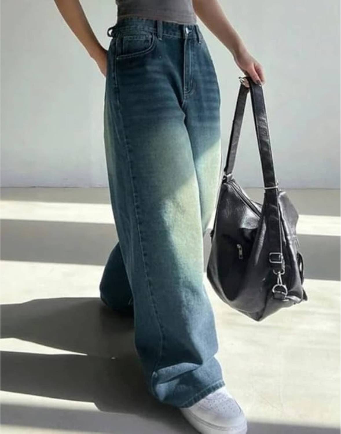SHIV LAHERI Baggy Fit Women Blue Jeans - Image 3