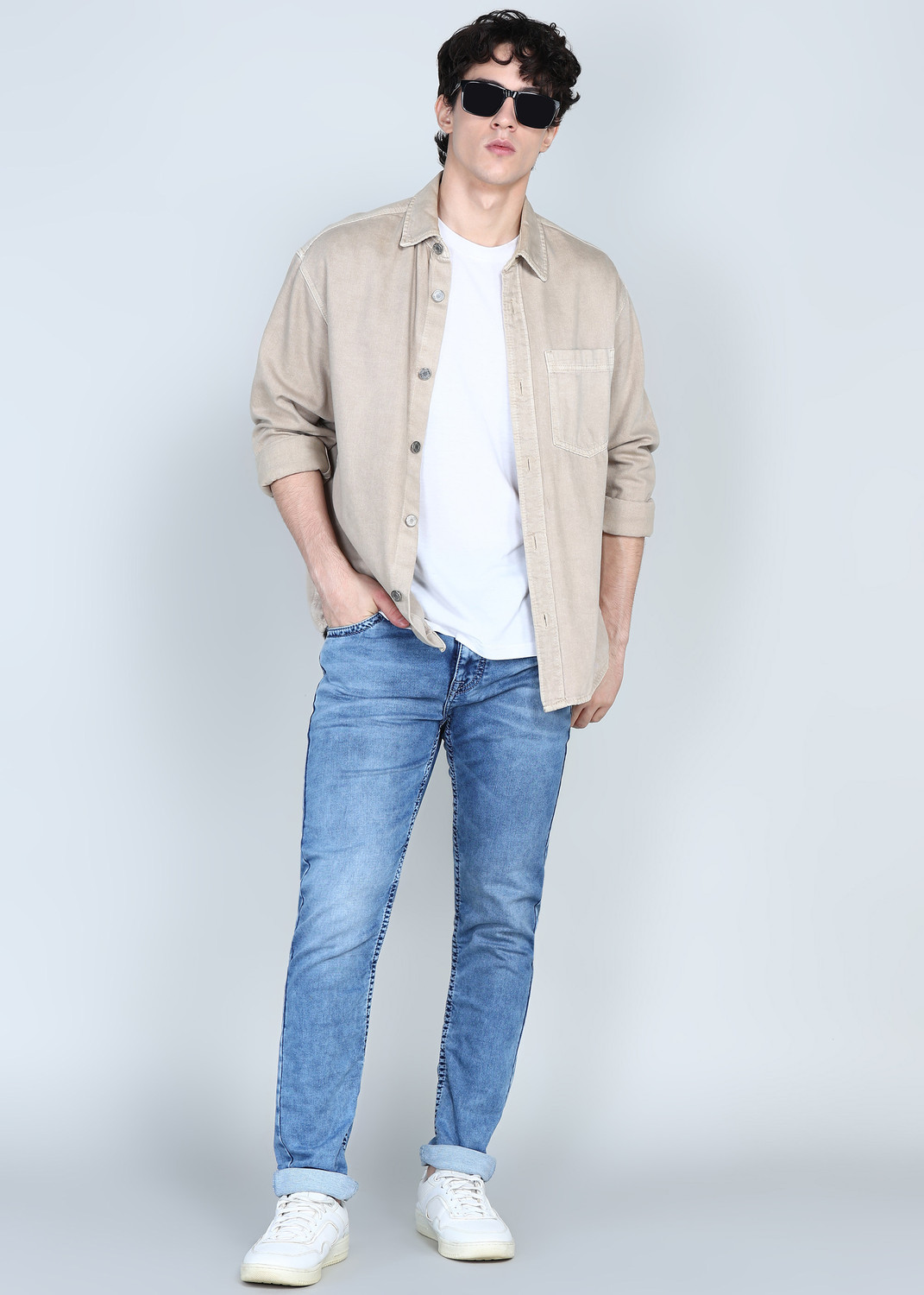 Image of INTEGRITI Skinny Men Light Blue Jeans