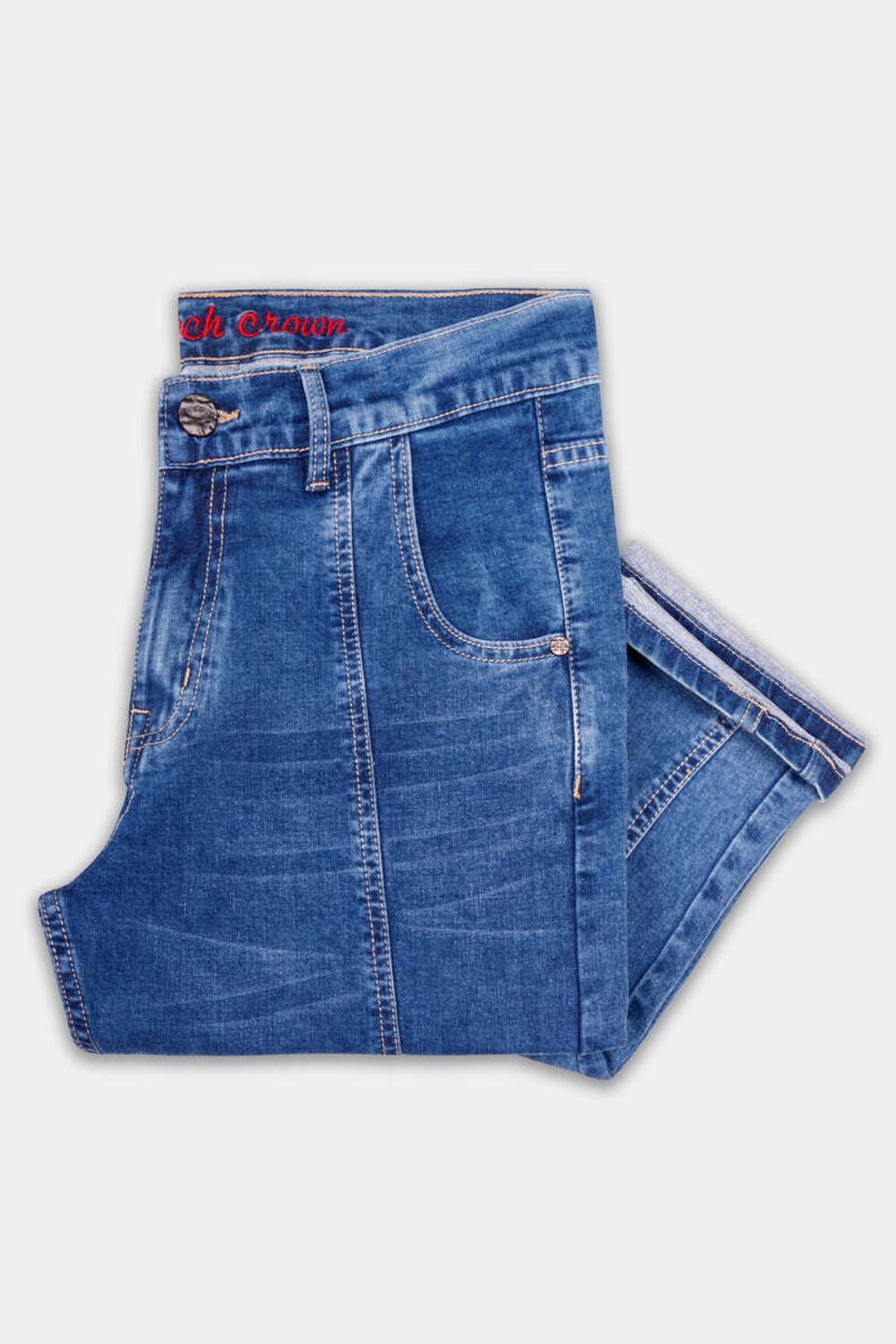 French Crown Regular Men Blue Jeans - Image 5