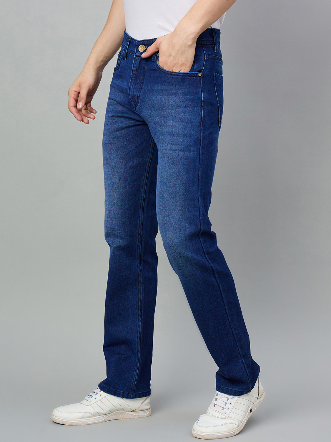 Image of DUKE Regular Men Blue Jeans