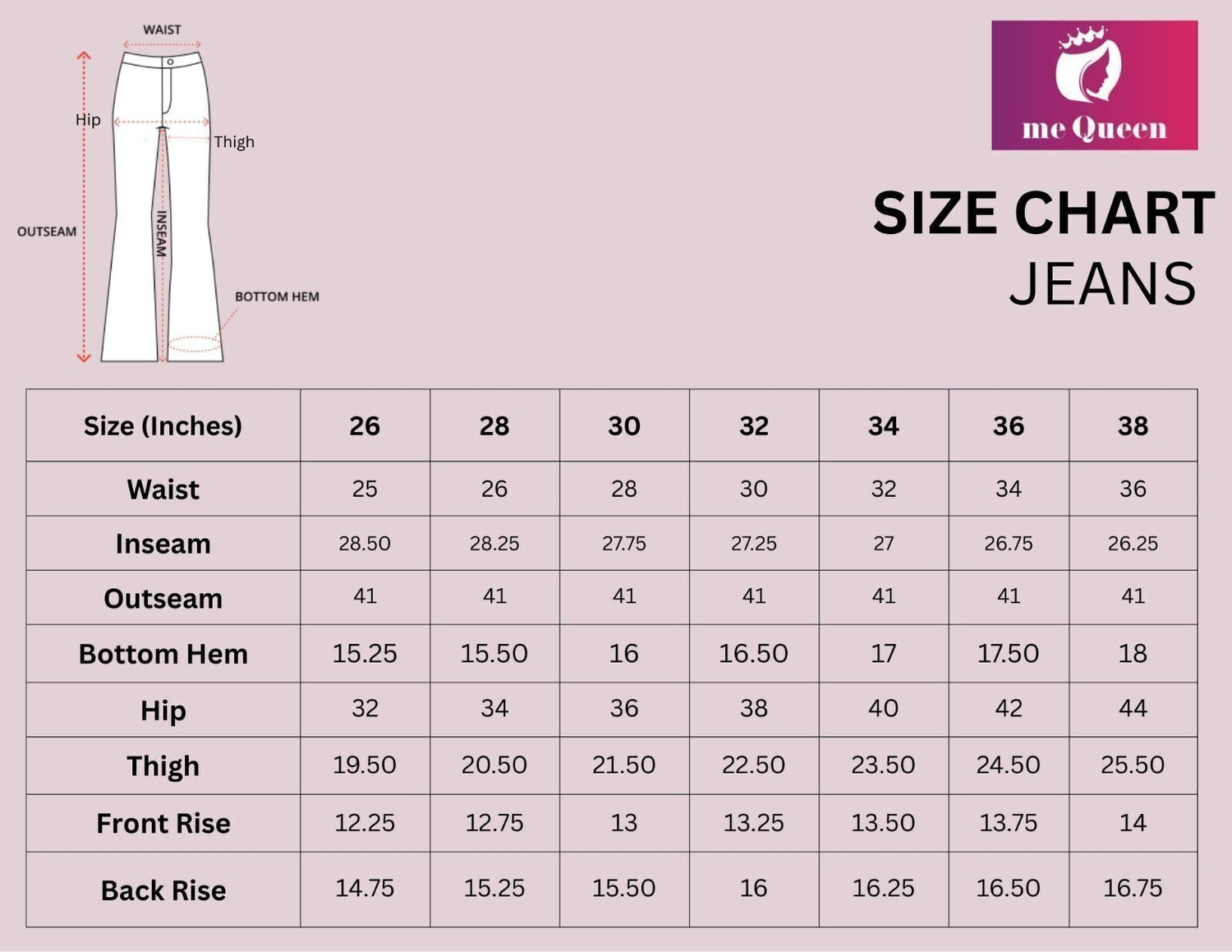 Image of me queen Loose Fit Women Beige Jeans
