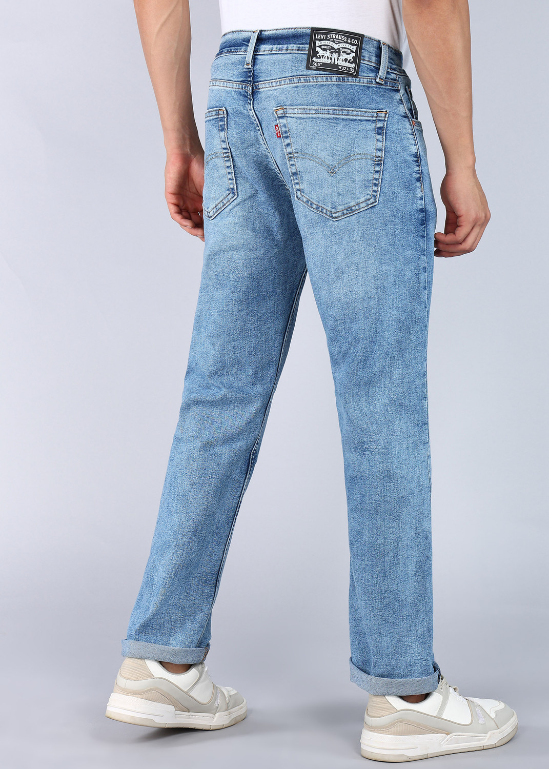 Image of LEVI'S Straight Fit Men Light Blue Jeans