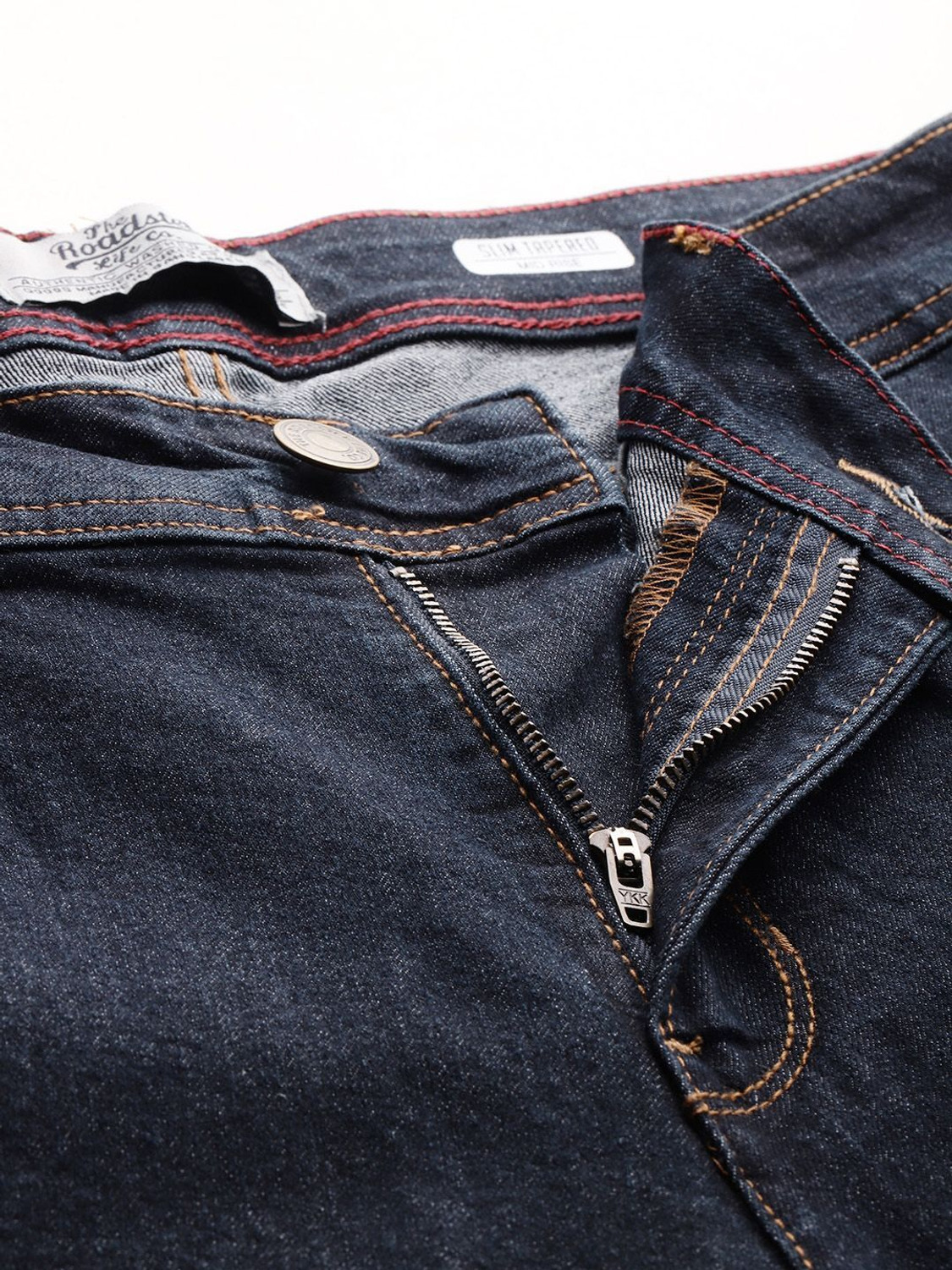 Image of Roadster Tapered Fit Men Blue Jeans