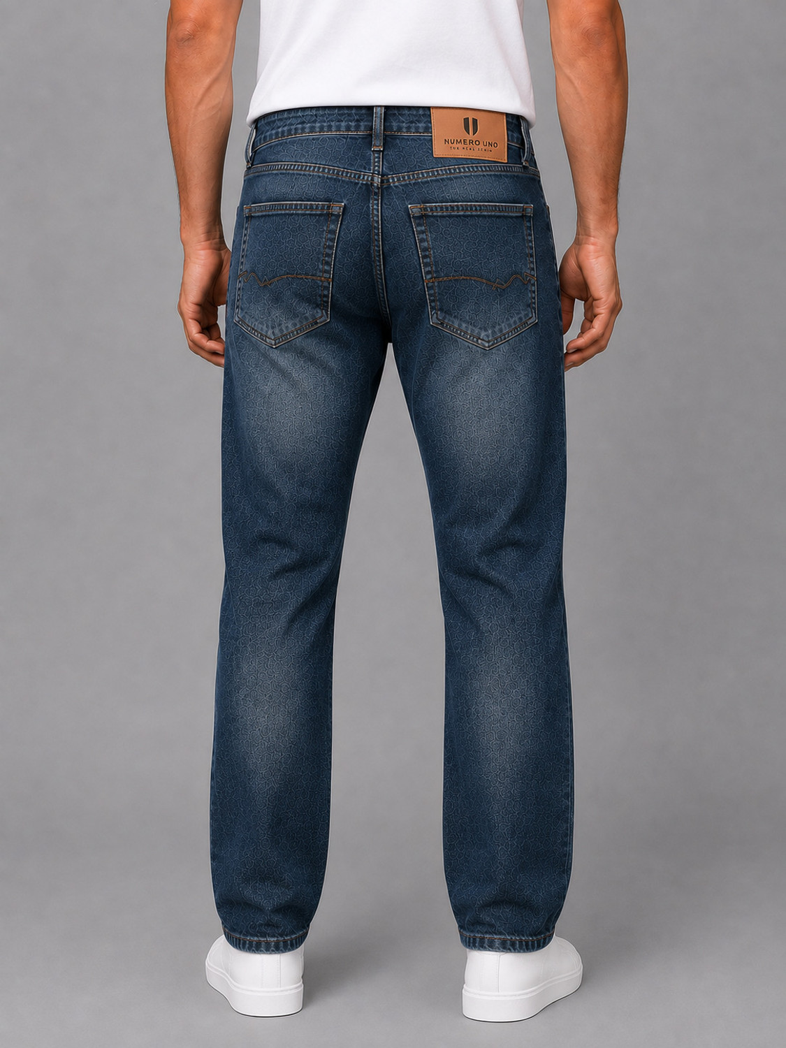 Image of NUMERO UNO Regular Men Blue Jeans