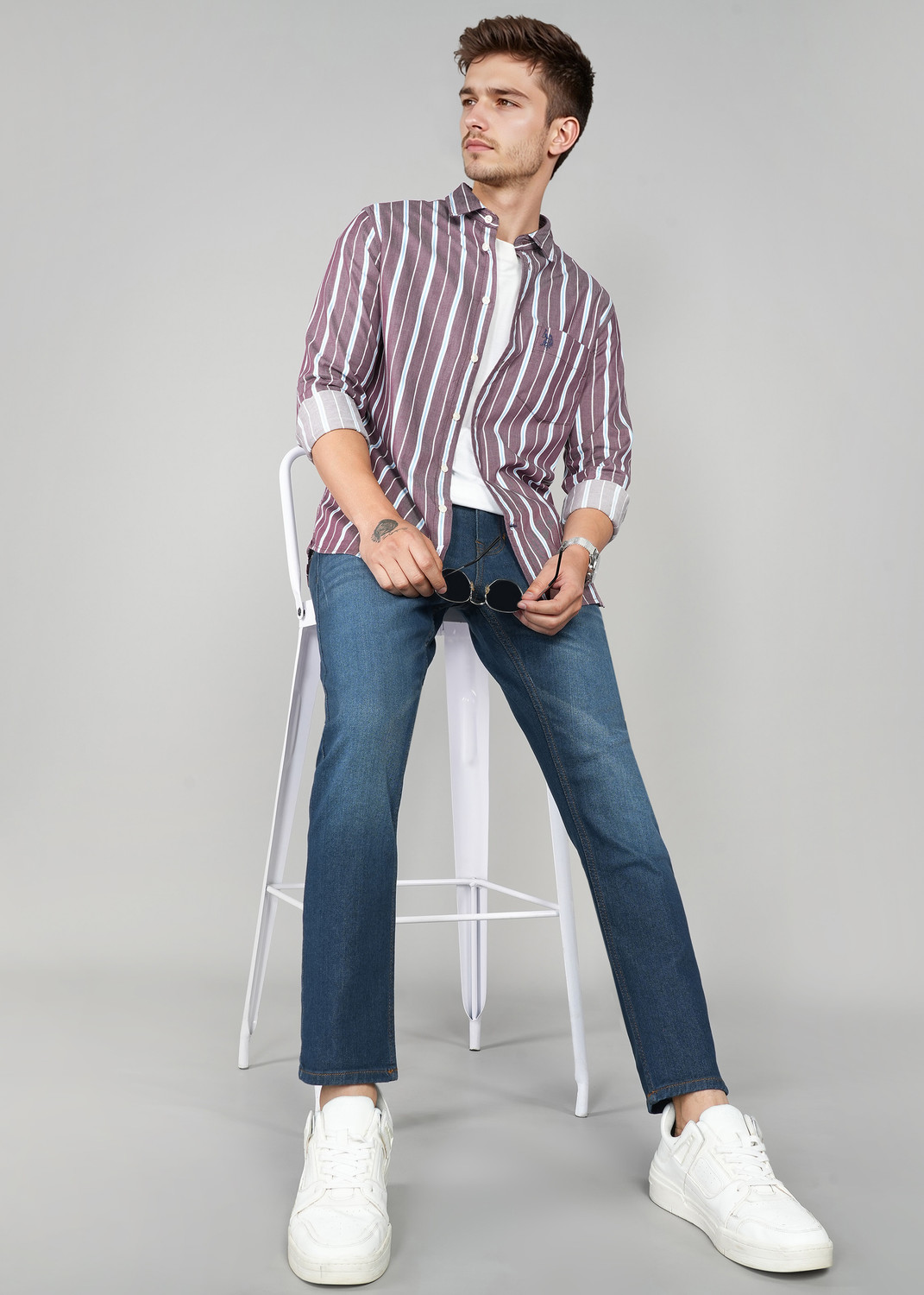 Image of U.S. Polo Assn. Denim Co. Skinny Men Blue Jeans