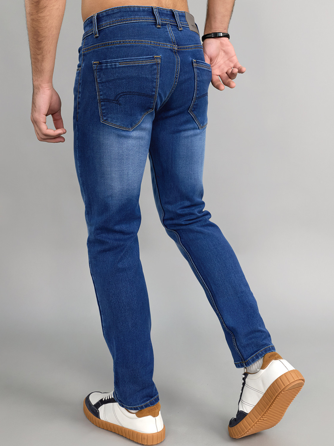 Image of MONTE CARLO Regular Men Light Blue Jeans
