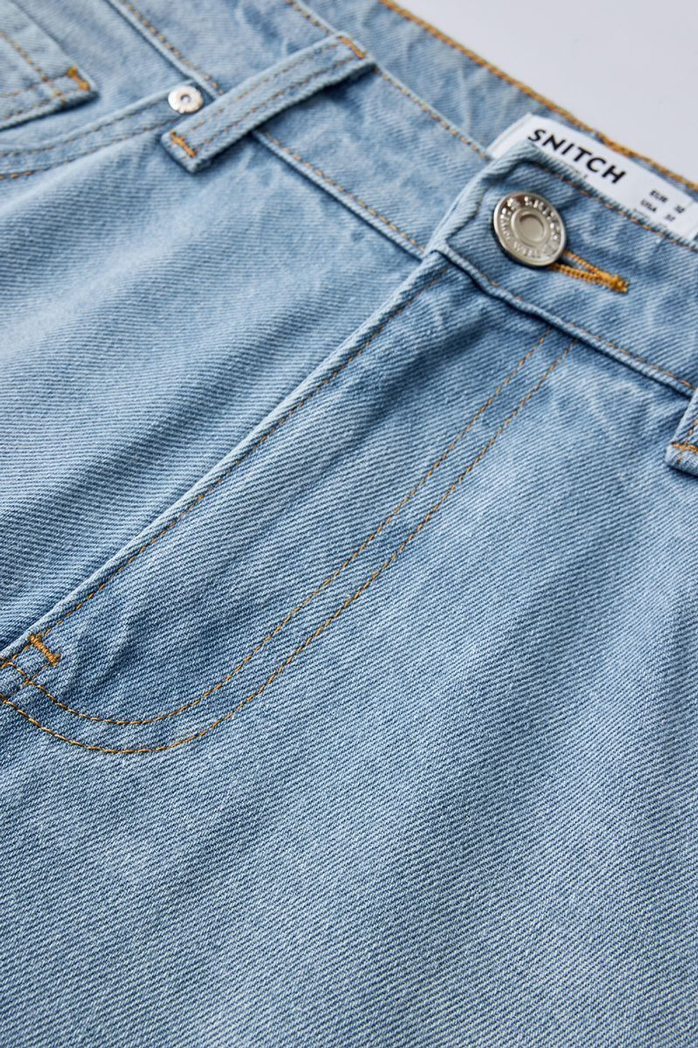 Image of Snitch Loose Fit Men Light Blue Jeans