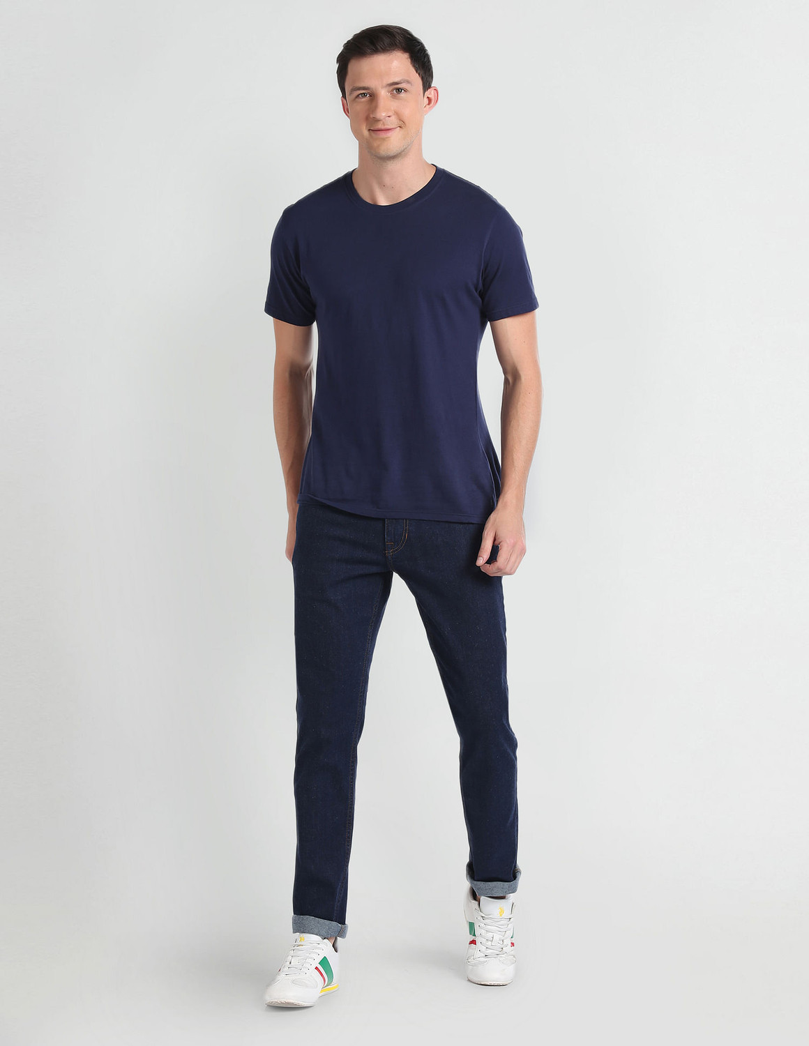 Image of U.S. POLO ASSN. Regular Men Dark Blue Jeans