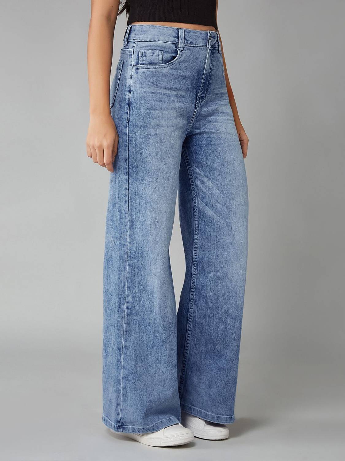 Crezelle Women Blue Loose Fit Jeans