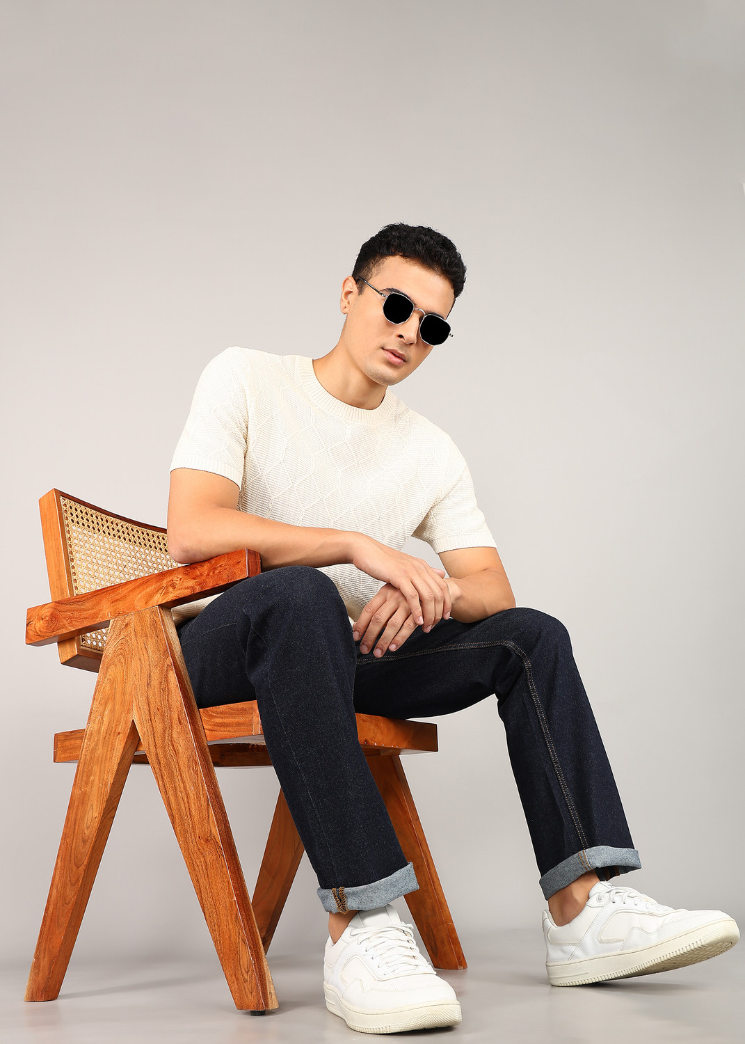 Image of AEROPOSTALE Regular Men Dark Blue Jeans