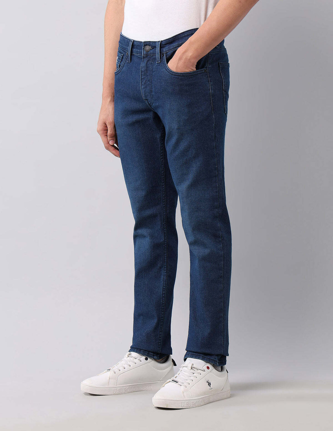 Image of U.S. Polo Assn. Denim Co. Relaxed Fit Men Blue Jeans