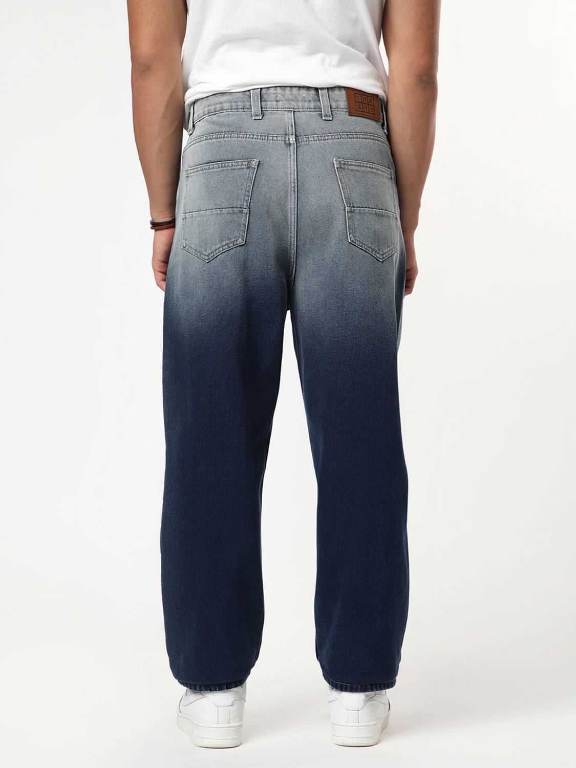 Urbano Loose Fit Men Dark Blue Jeans - Image 3