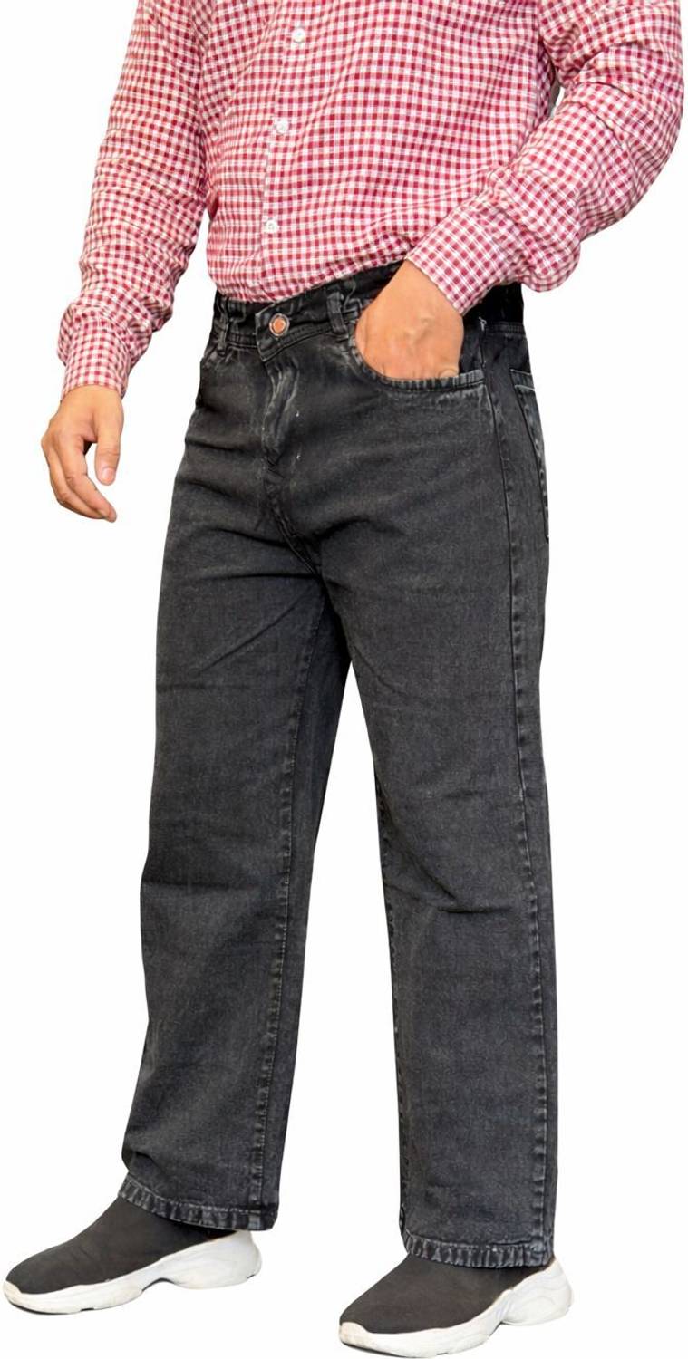 TheRKcollection Straight Fit Black Jeans - Image 3