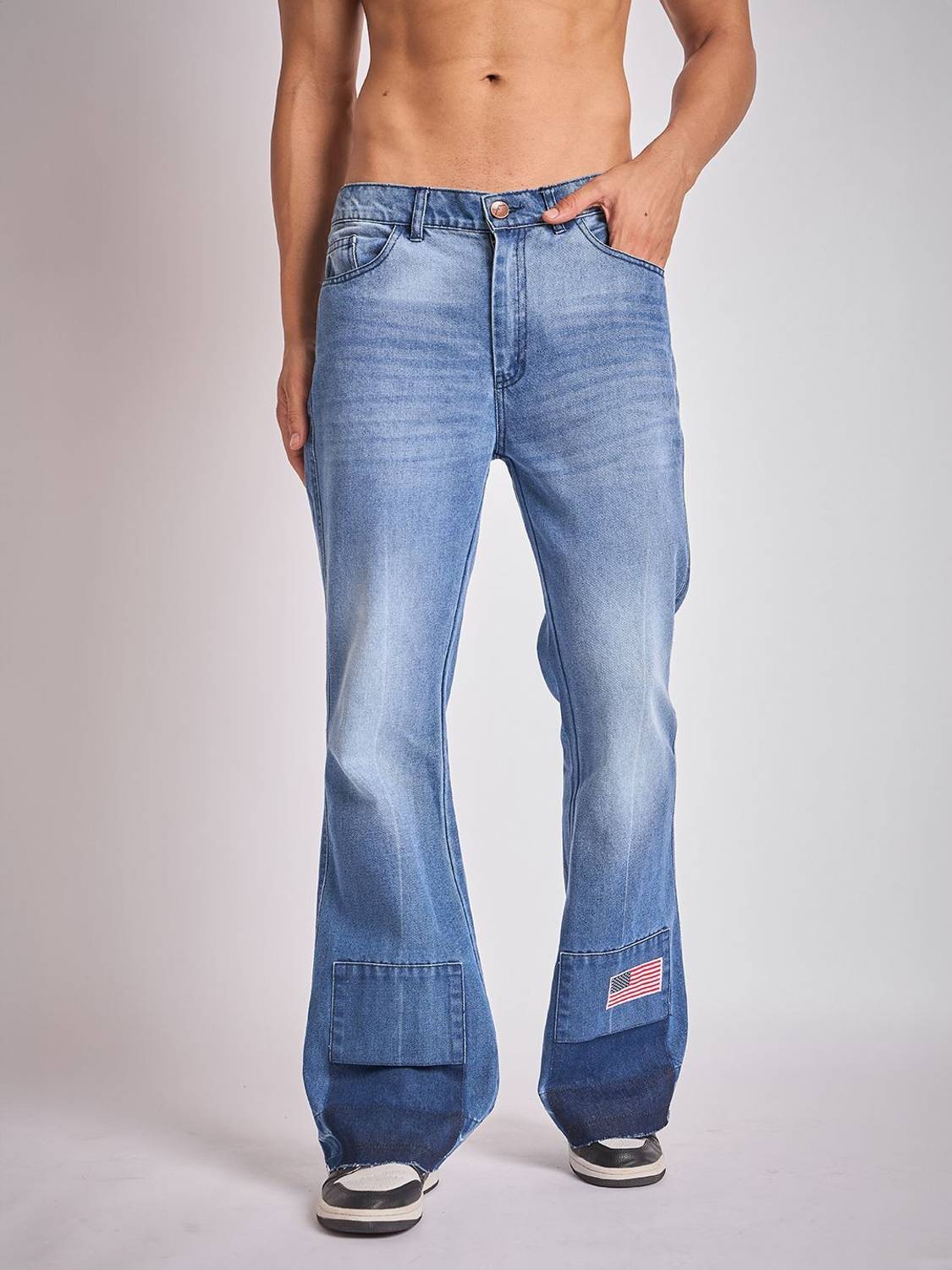 FUGAZEE Relaxed Fit Blue Jeans - Image 1