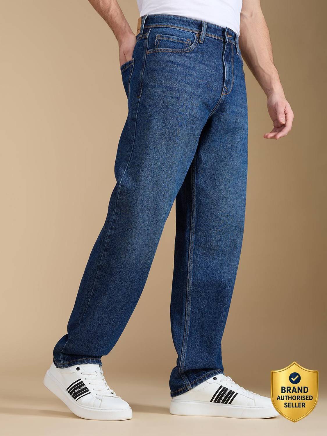Pepe Jeans Relaxed Fit Blue Jeans - Image 1