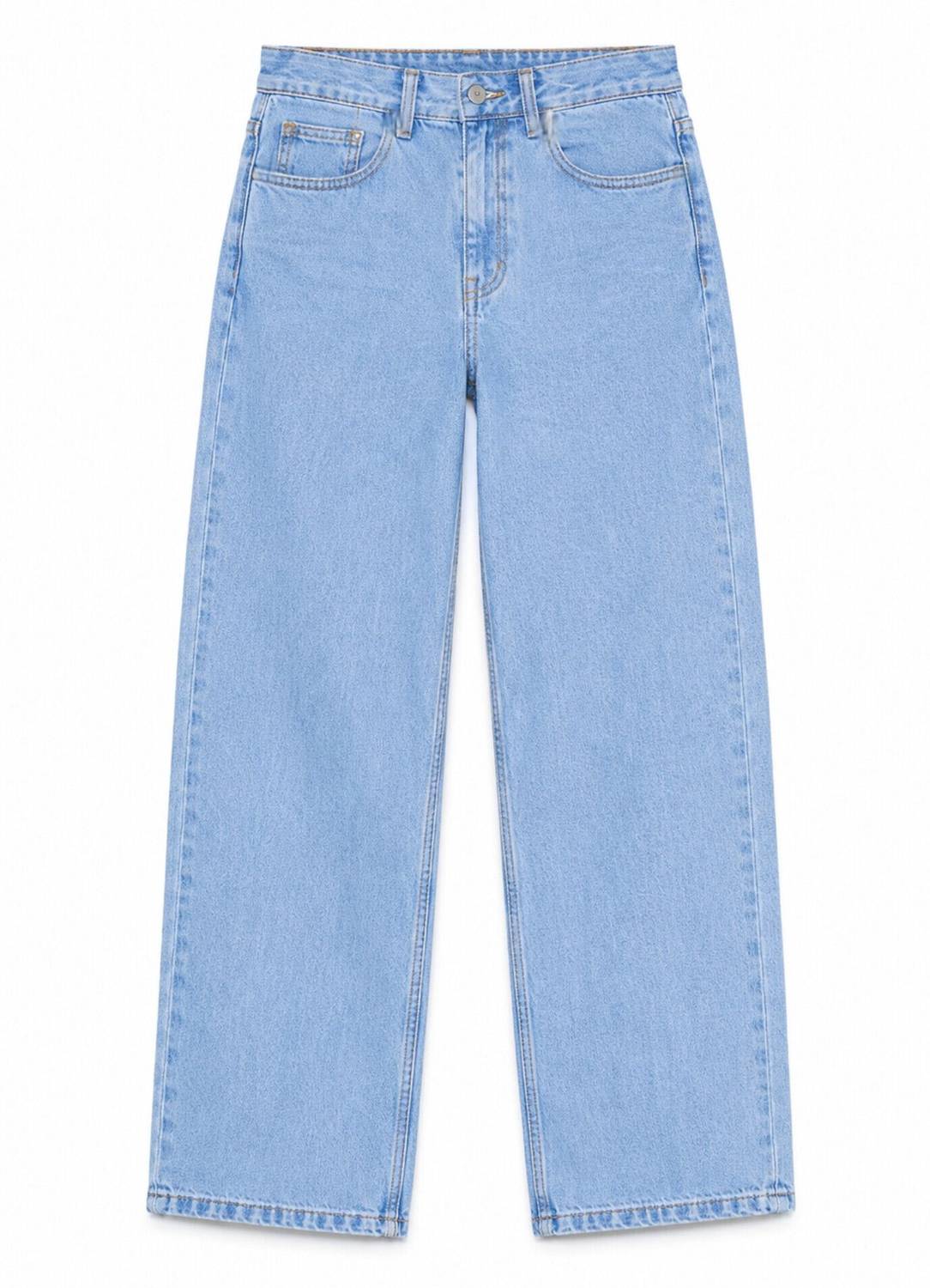 Veltick Baggy Fit Men Light Blue Jeans - Image 1