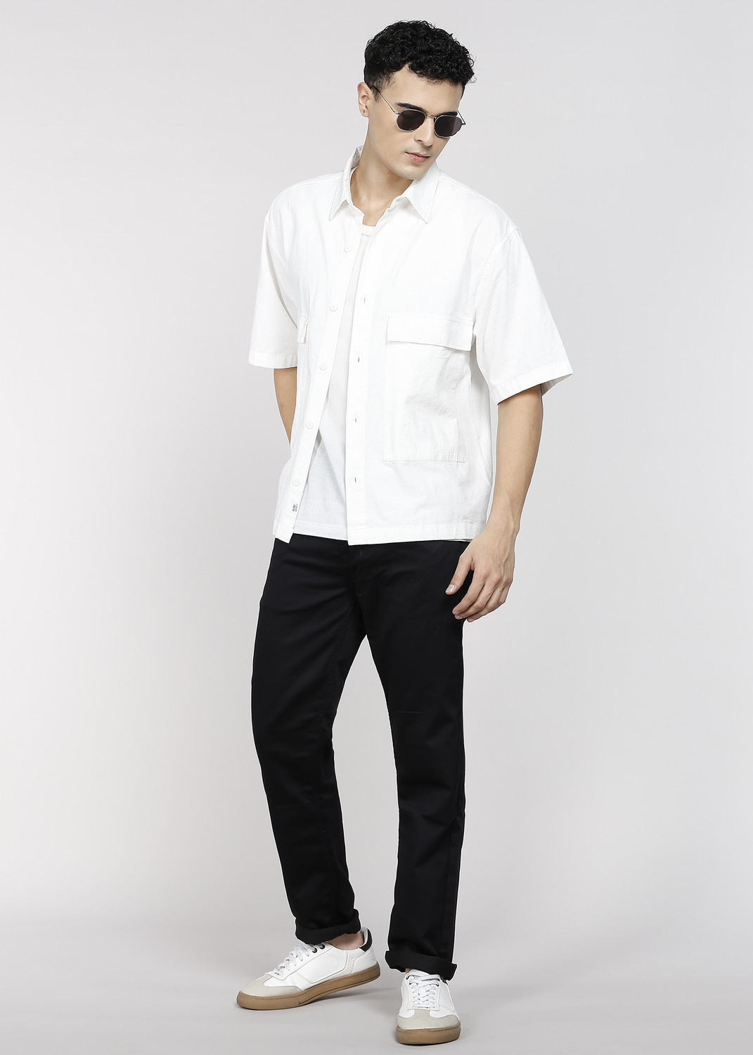 Image of INTEGRITI Men Slim Mid Rise Black Jeans