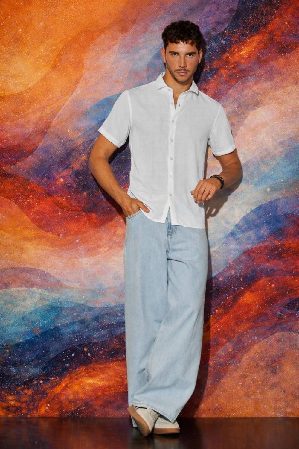 METRONAUT Loose Fit Men Light Blue Jeans