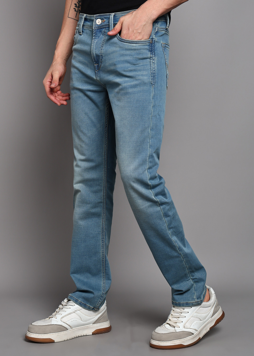 Image of KILLER Straight Fit Men Blue Jeans