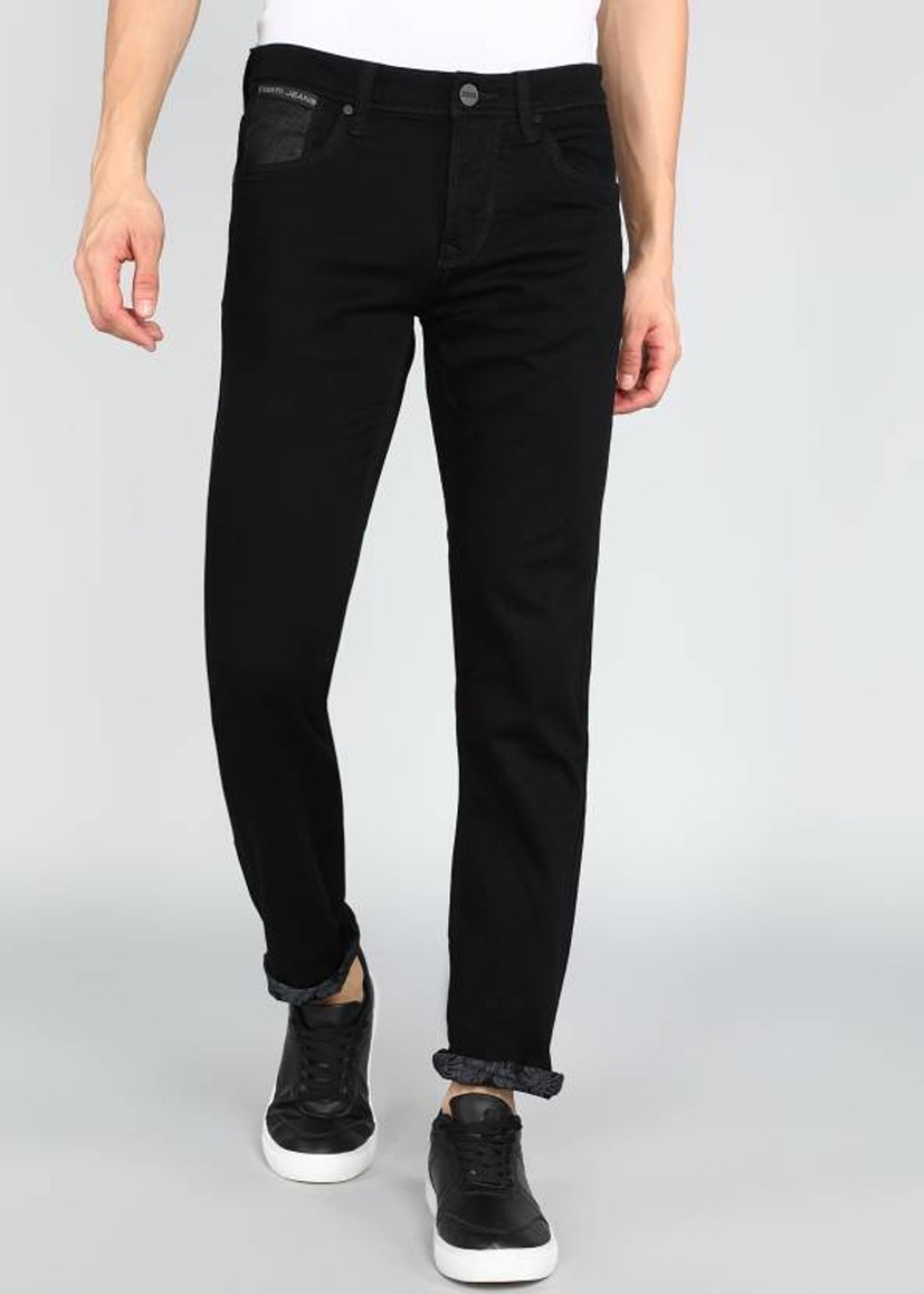 Image of INTEGRITI Slim Men Black Jeans