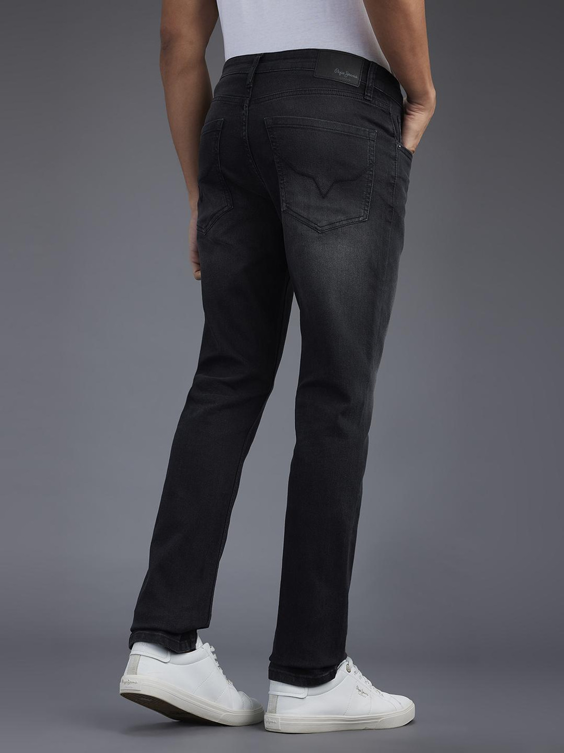 Image of Pepe Jeans Slim Men Black Jeans