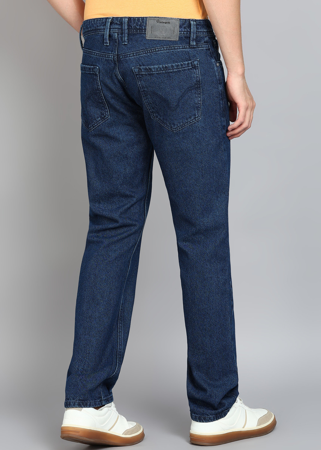 Image of INTEGRITI Straight Fit Men Blue Jeans