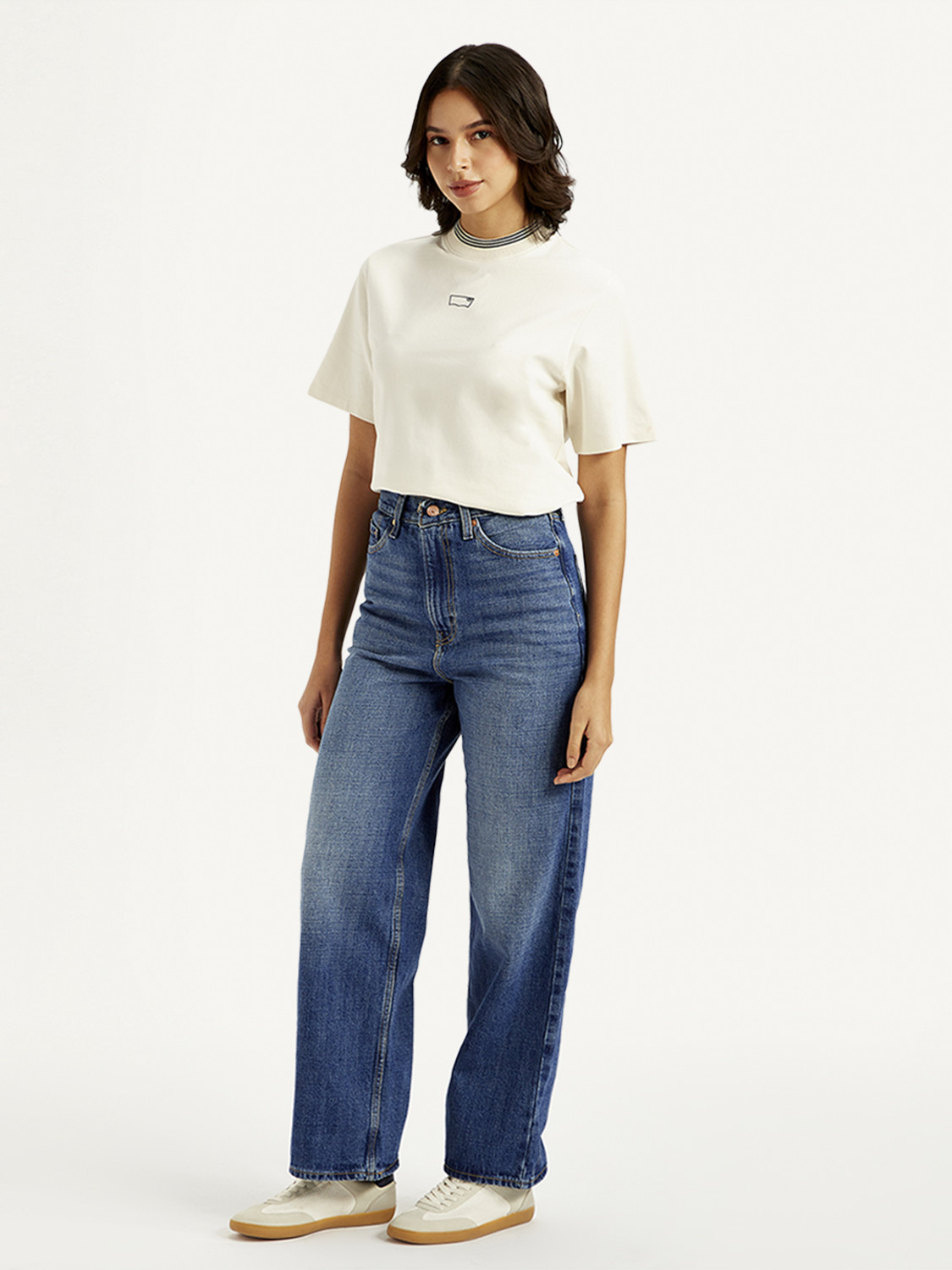 Image of LEVI'S Loose Fit Women Blue Jeans