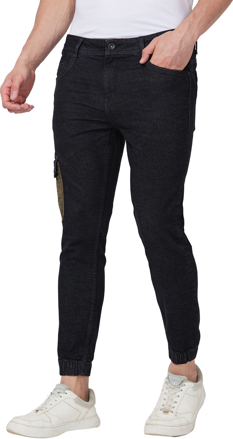 Image of Spykar Regular Men Black Jeans