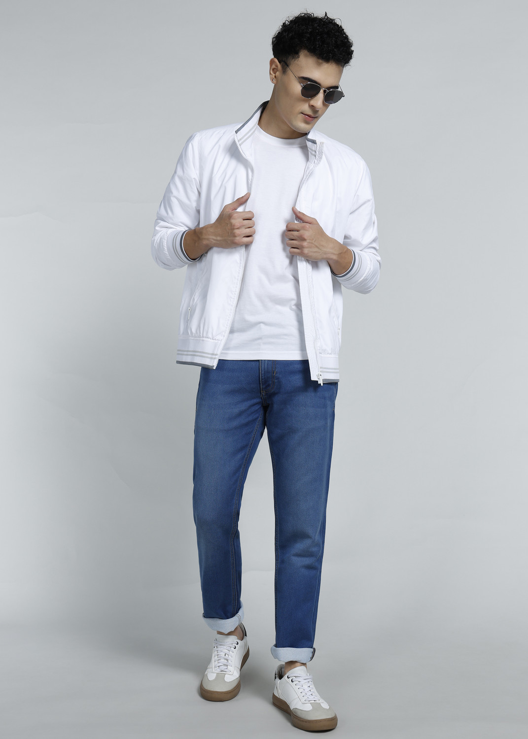 Image of PETER ENGLAND Men Regular Mid Rise Light Blue Jeans