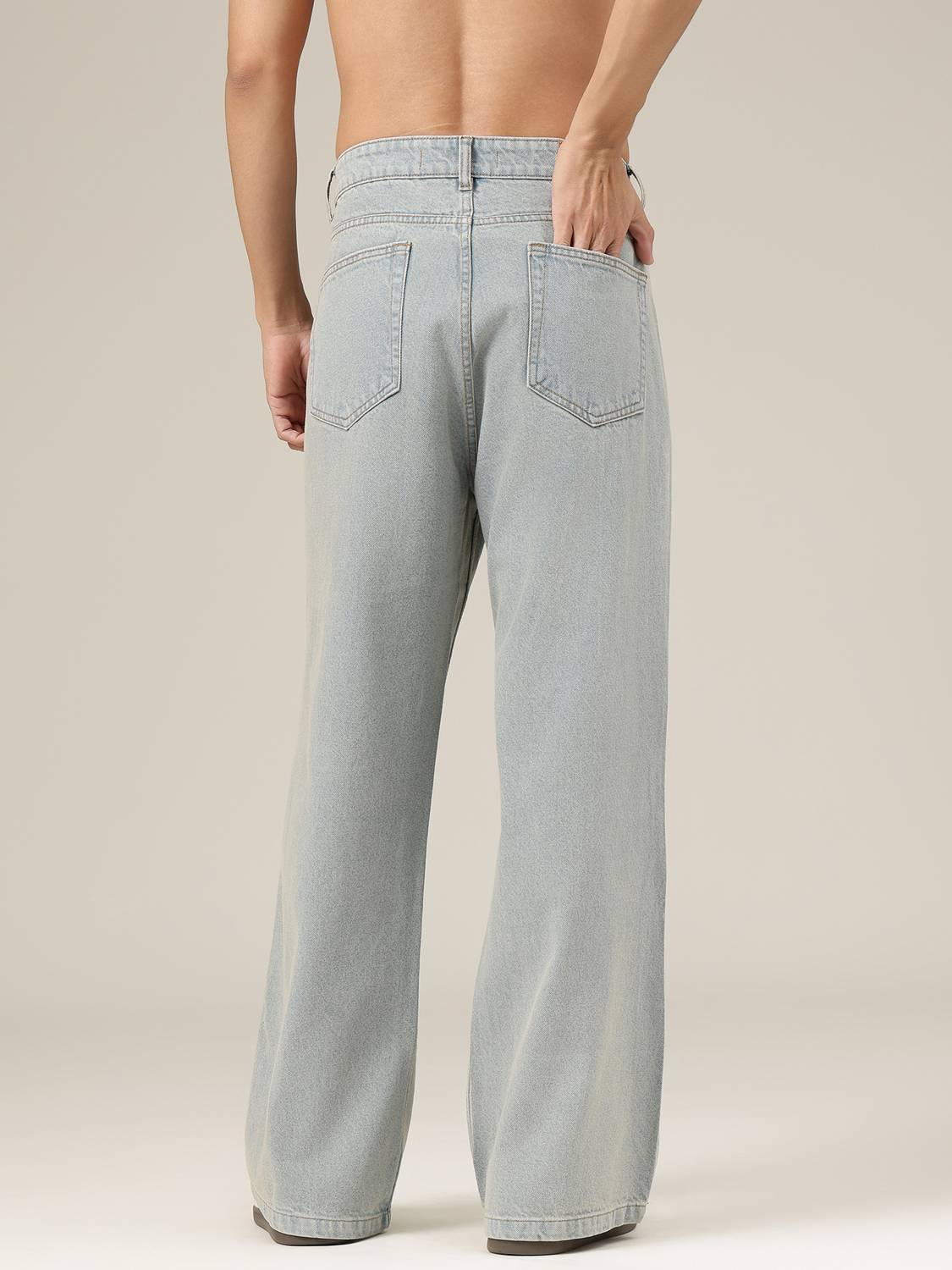 DENNISON Loose Fit Men Light Blue Jeans - Image 2