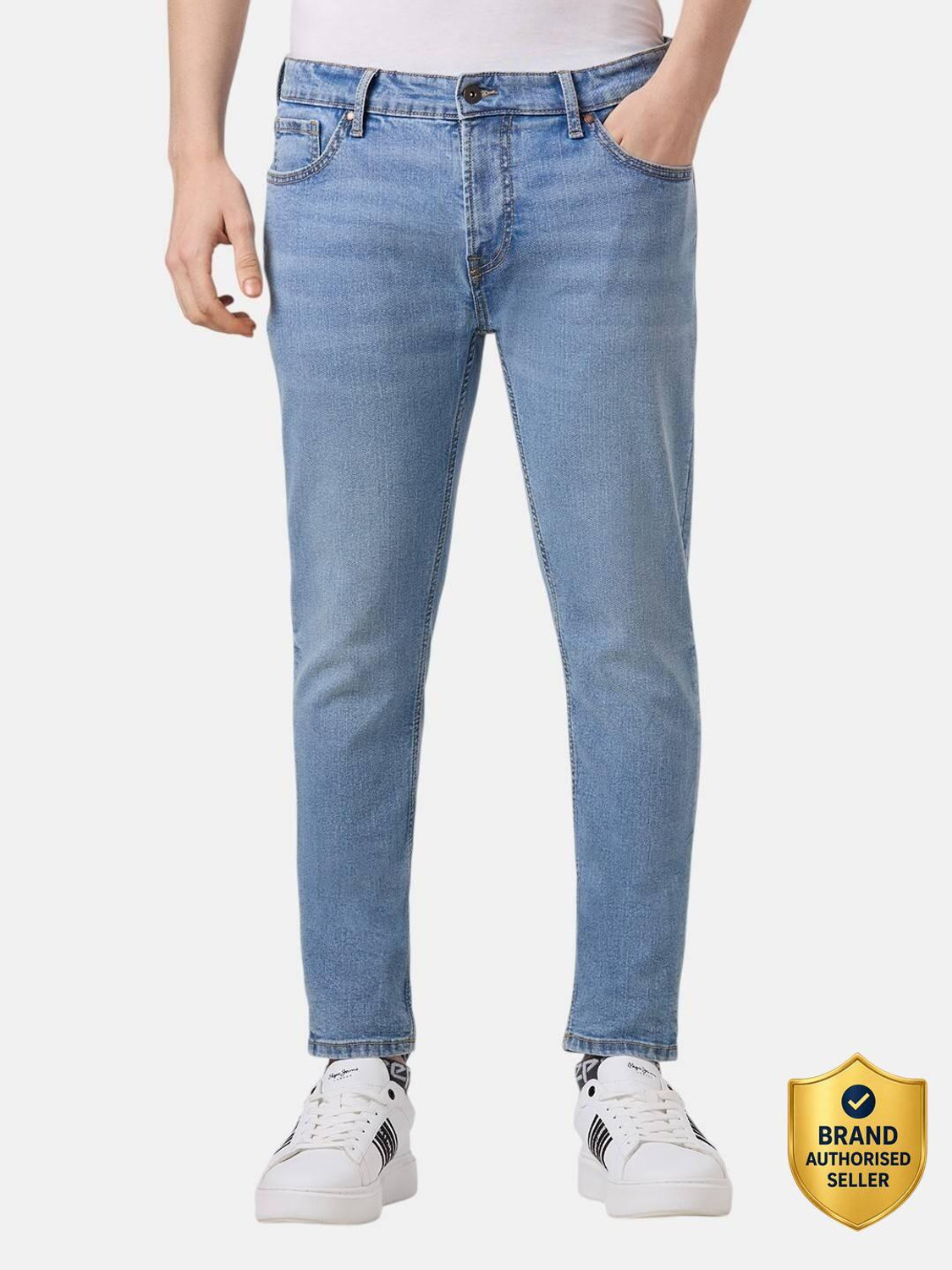 Image of Pepe Jeans Skinny Men Blue Jeans