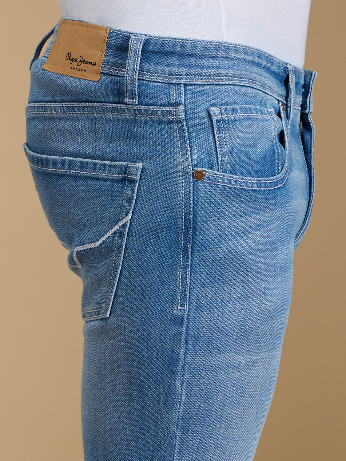 Image of Pepe Jeans Slim Men Light Blue Jeans