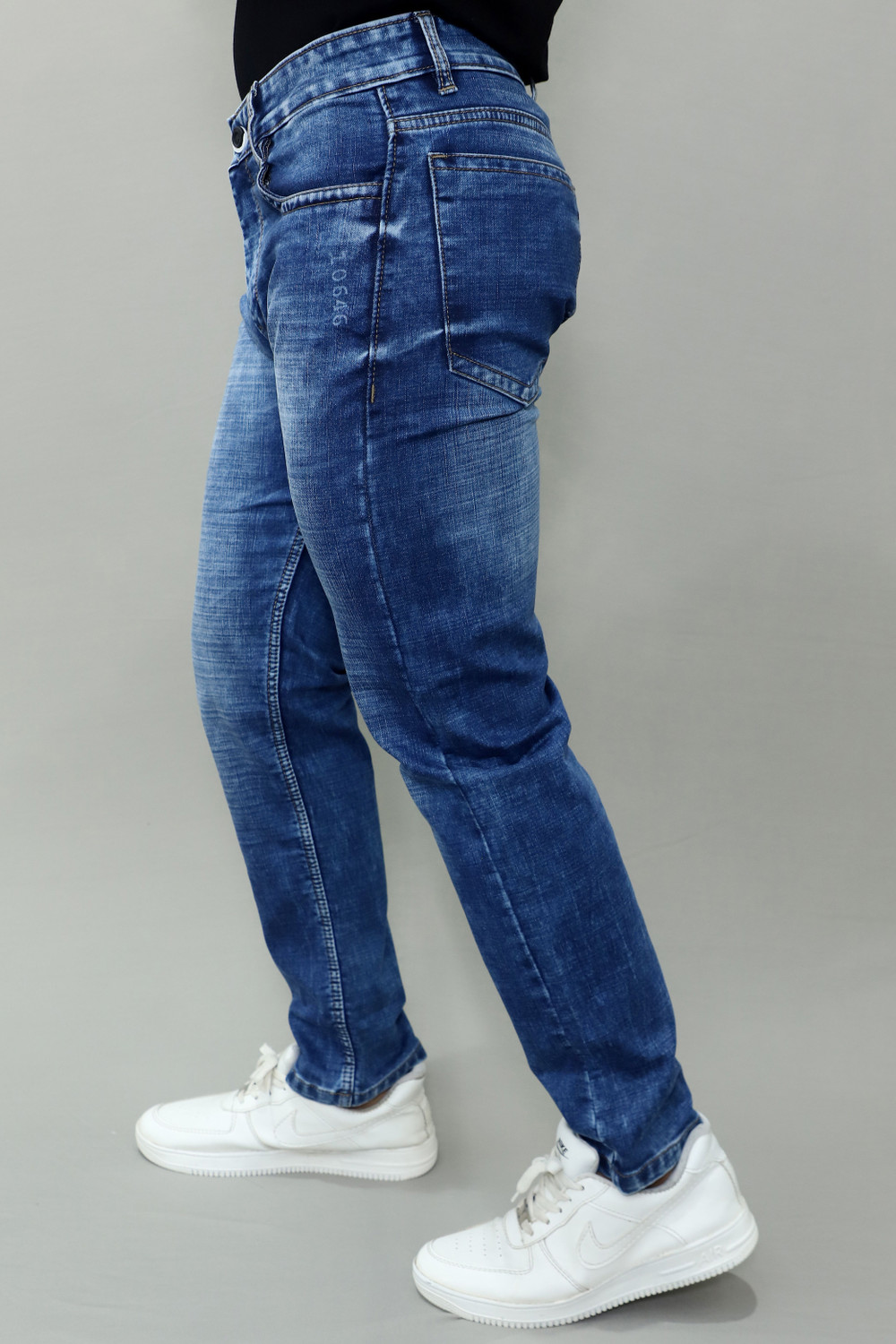 Image of UAE Denim Regular Men Blue Jeans