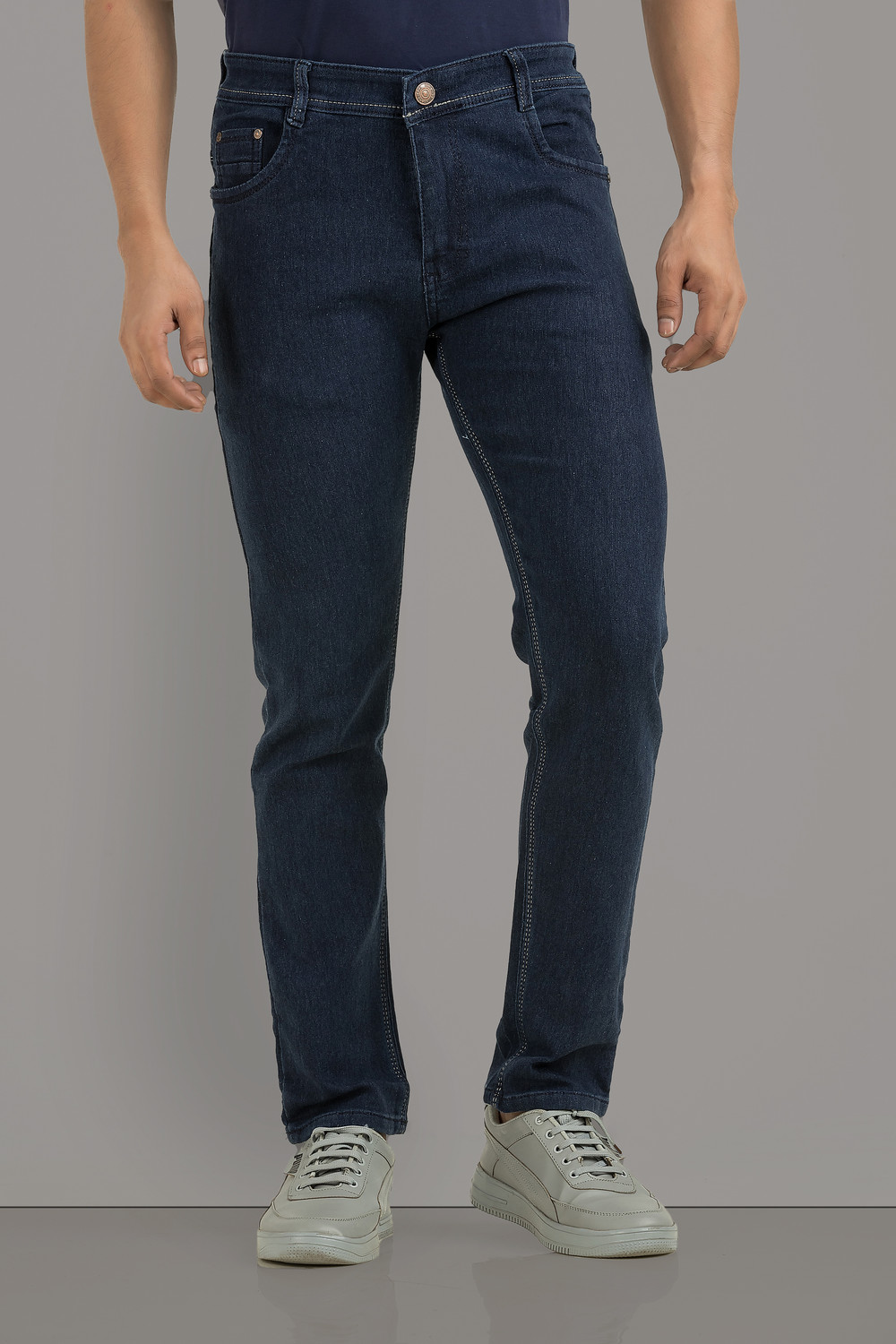 Image of METRONAUT Slim Men Dark Blue Jeans