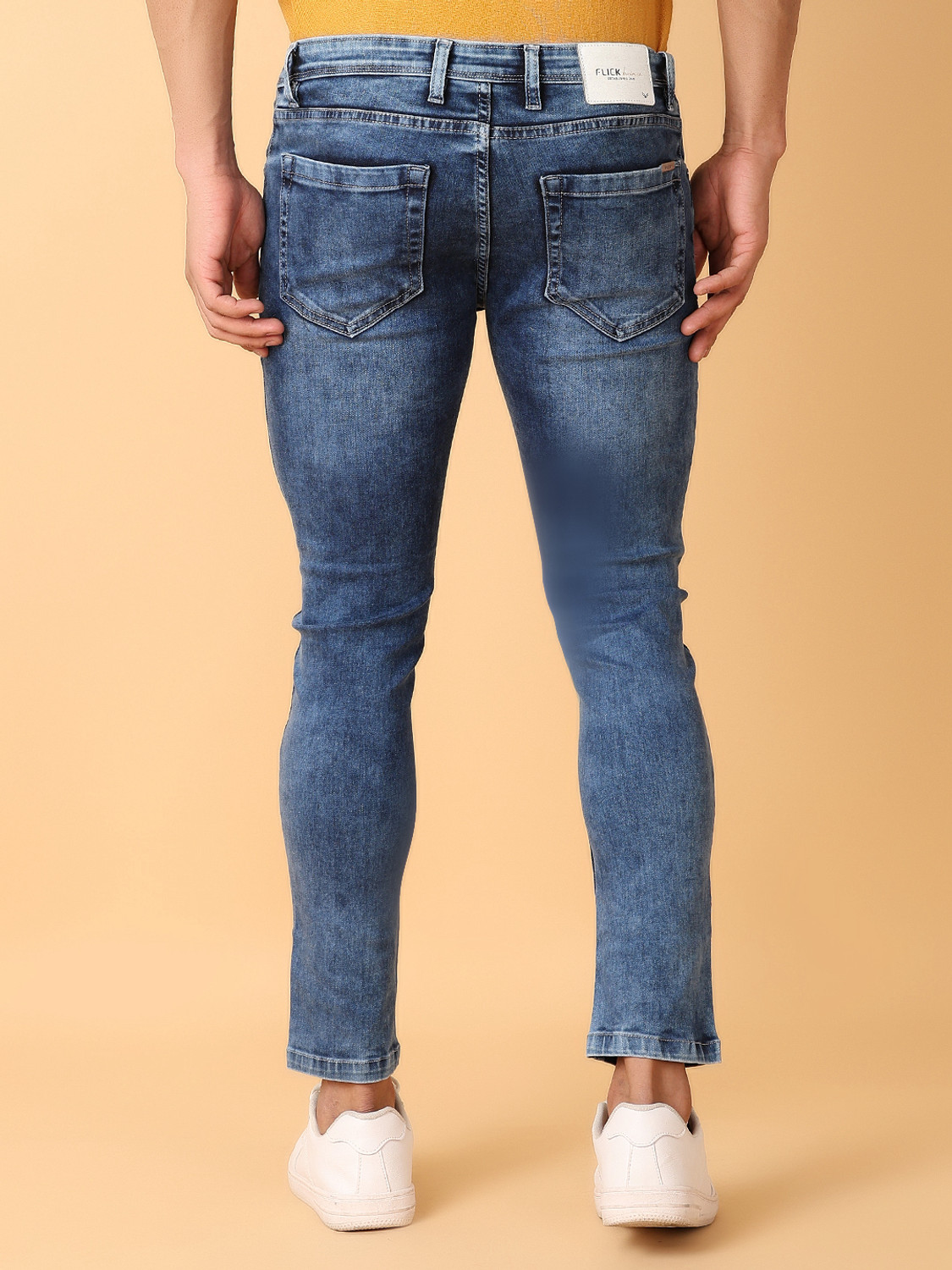 Image of V-MART Skinny Men Blue Jeans