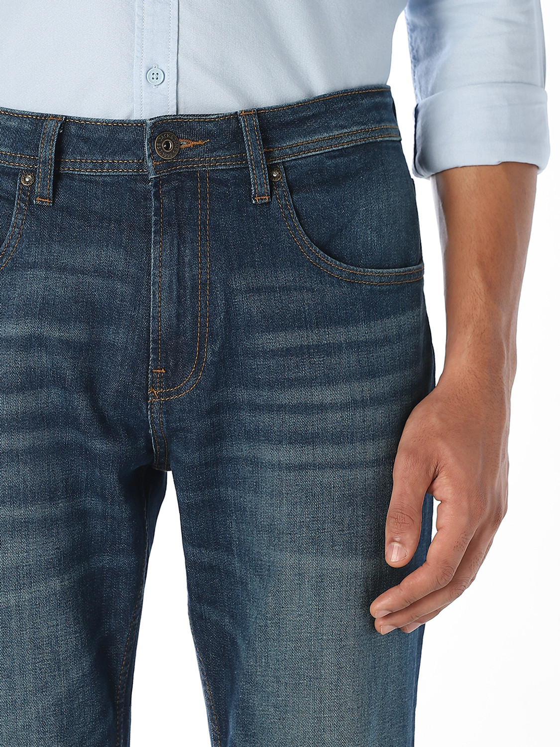 Image of JACK & JONES Boot-Leg Men Blue Jeans