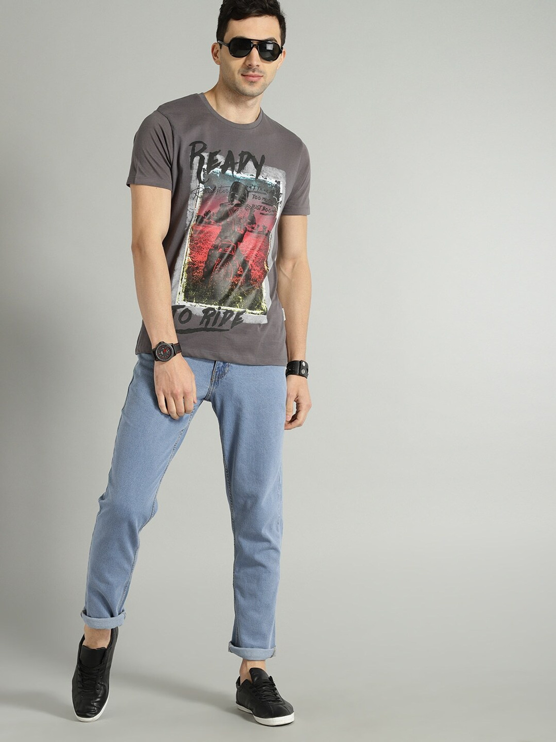Image of Roadster Slim Men Blue Jeans