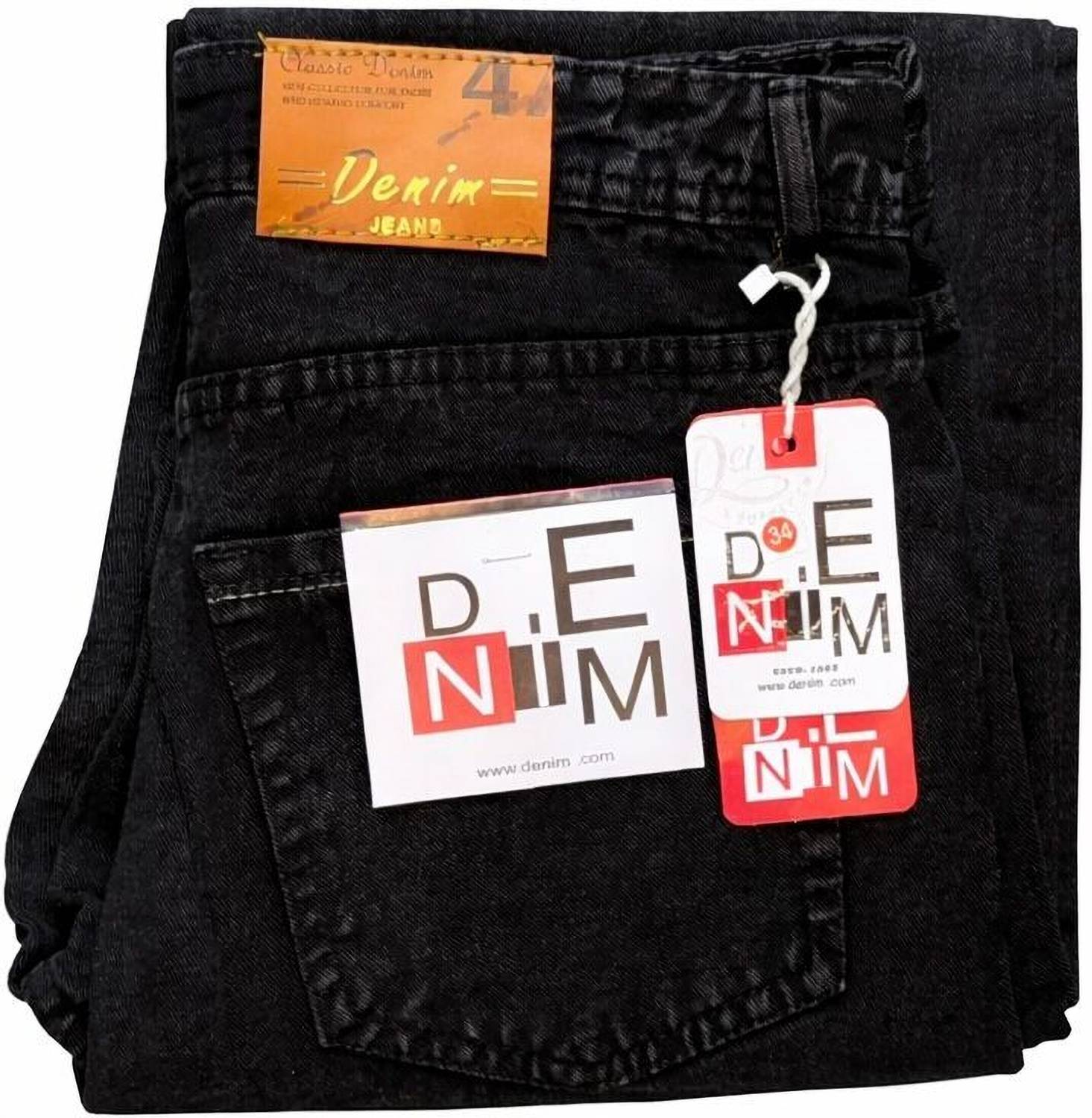 TheRKcollection Straight Fit Black Jeans - Image 4