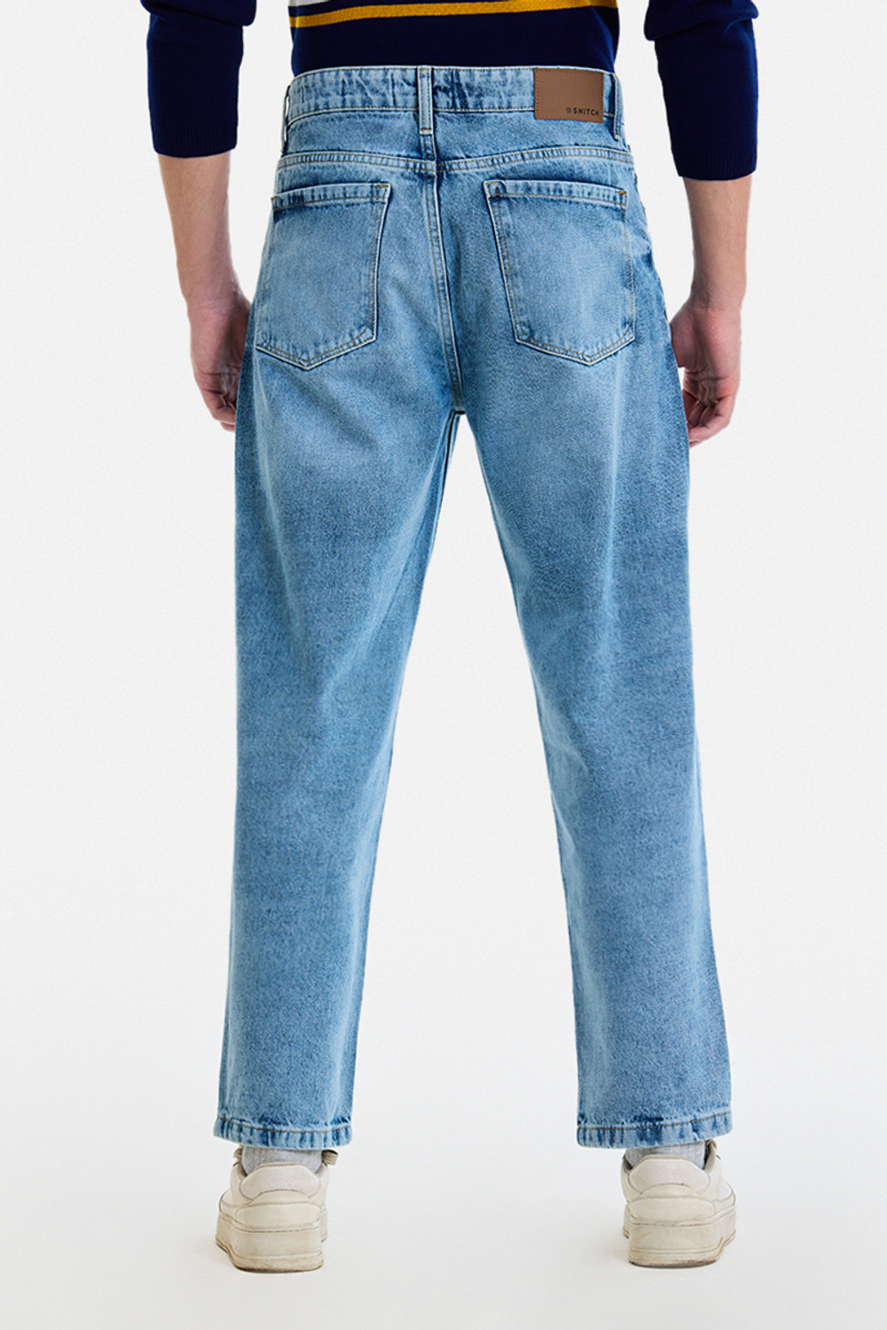 Image of Snitch Loose Fit Men Light Blue Jeans