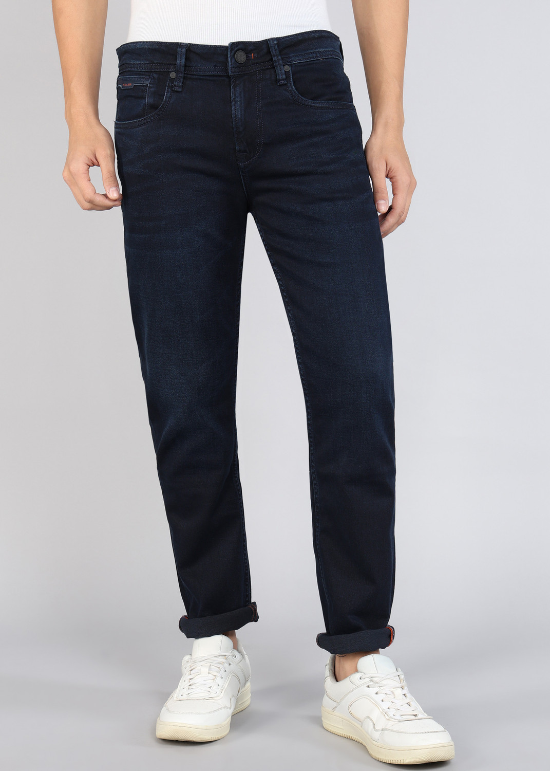 Image of KILLER Slim Men Dark Blue Jeans