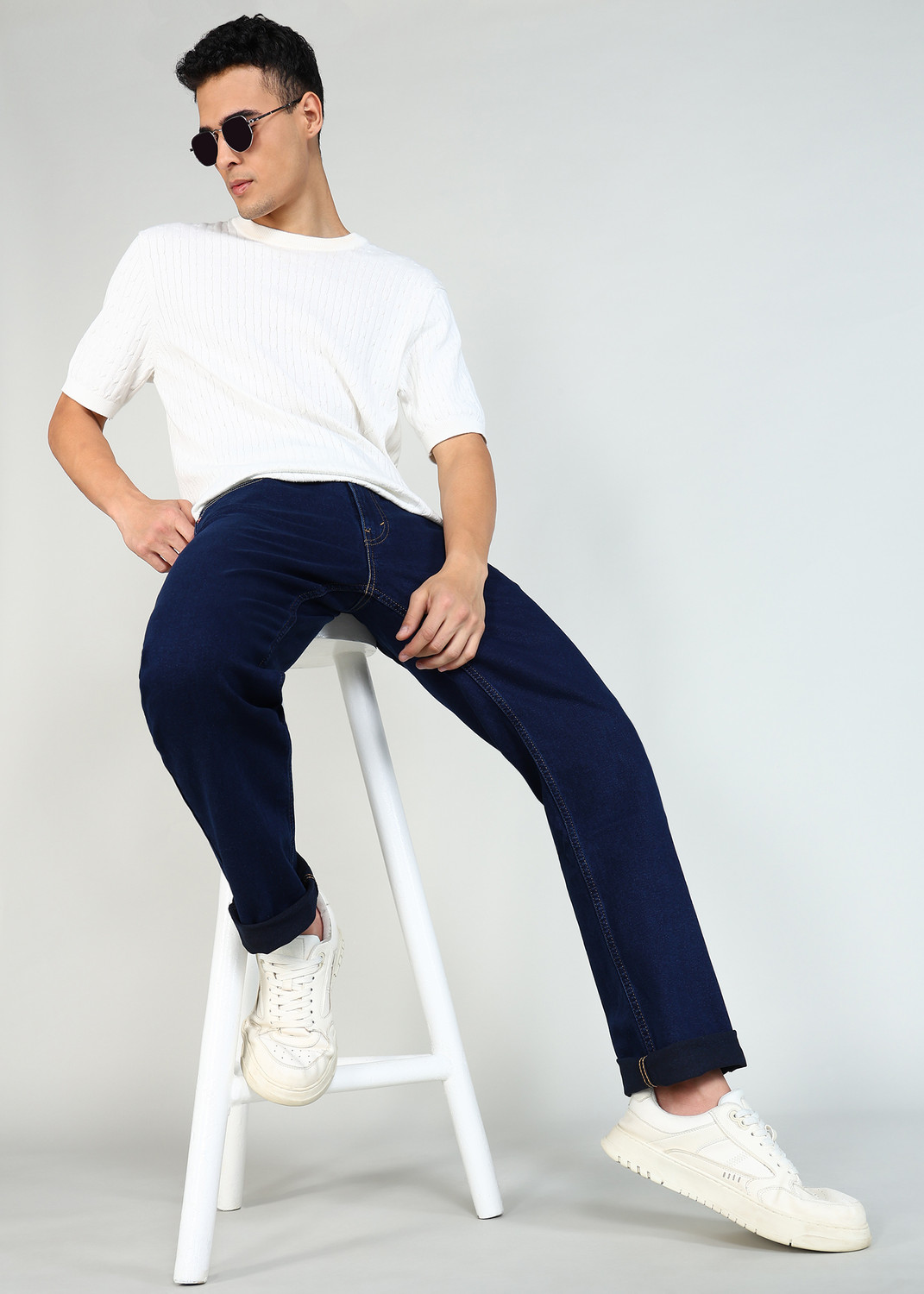 Image of LEVI'S Tapered Fit Men Dark Blue Jeans
