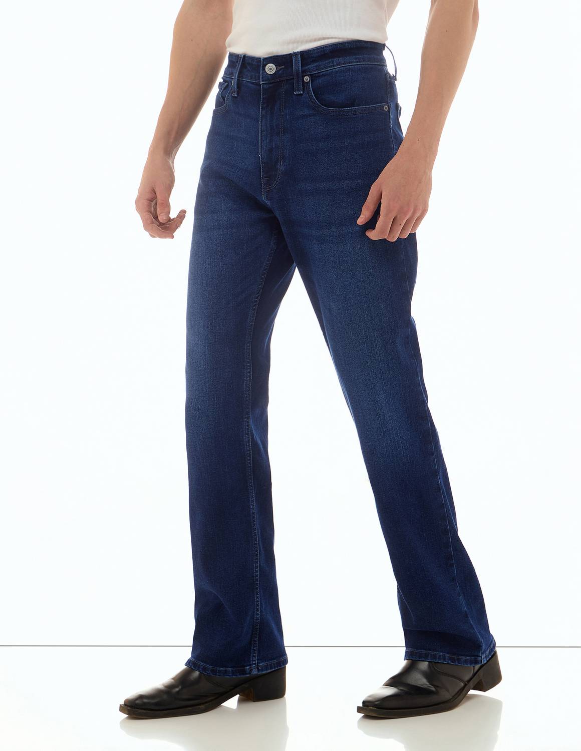 FLYING MACHINE Boot-Leg Men Blue Jeans - Image 2