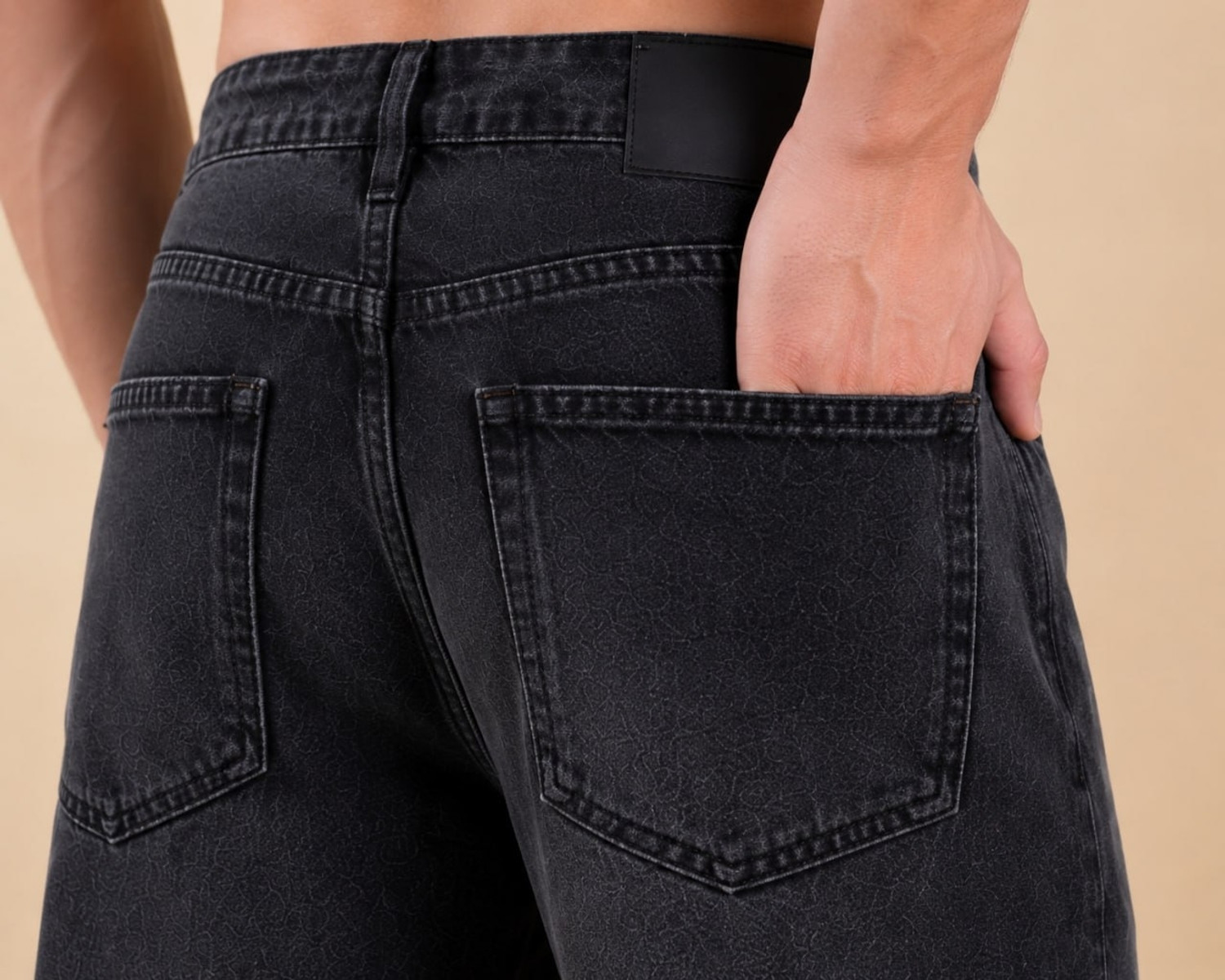 Image of DenSHAH Straight Fit Men Black Jeans