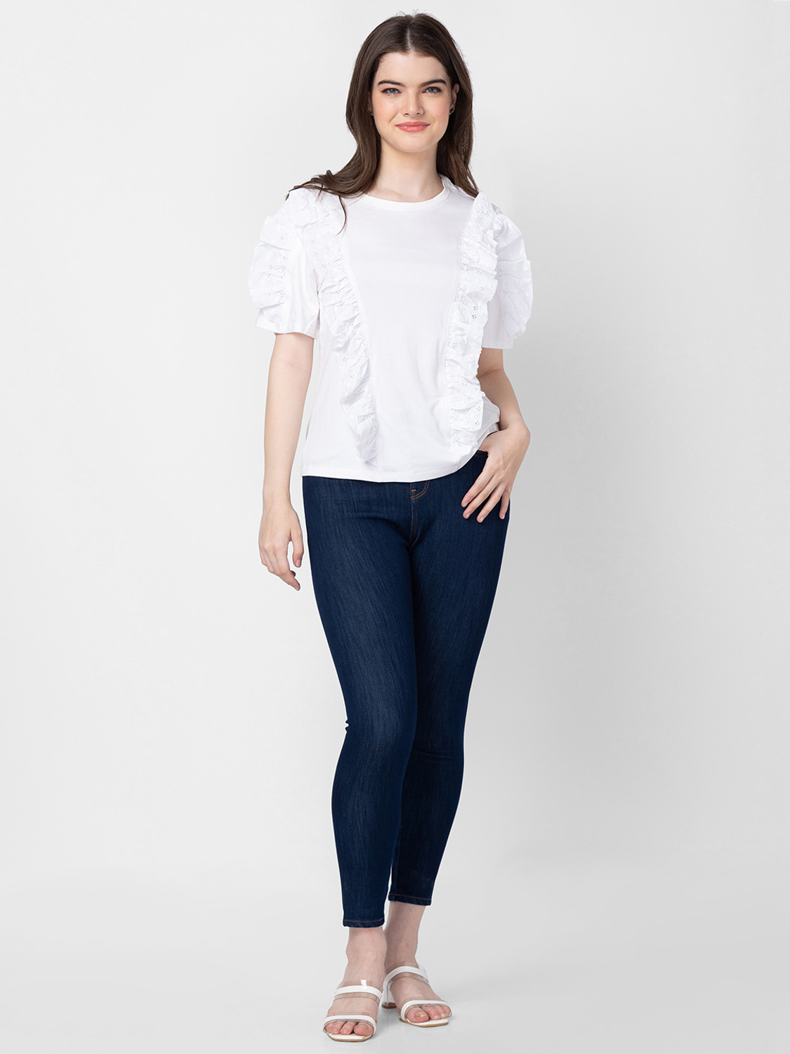 Image of Spykar Super Skinny Women Blue Jeans