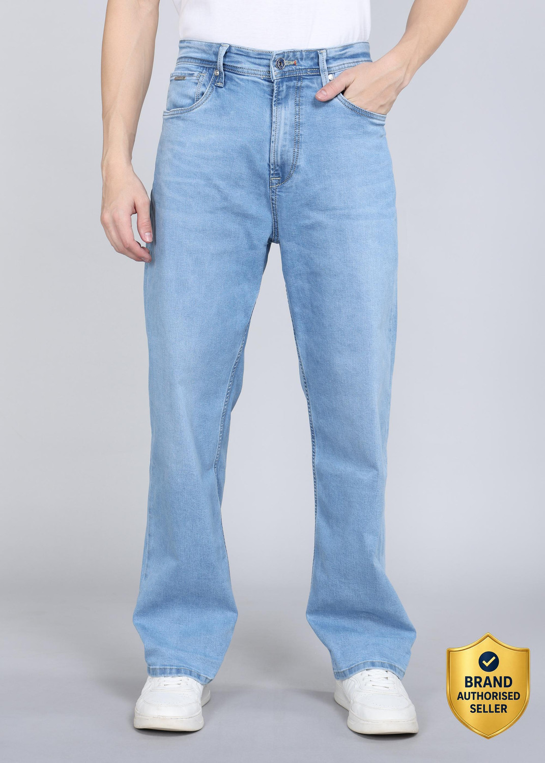 Image of KILLER Loose Fit Men Light Blue Jeans