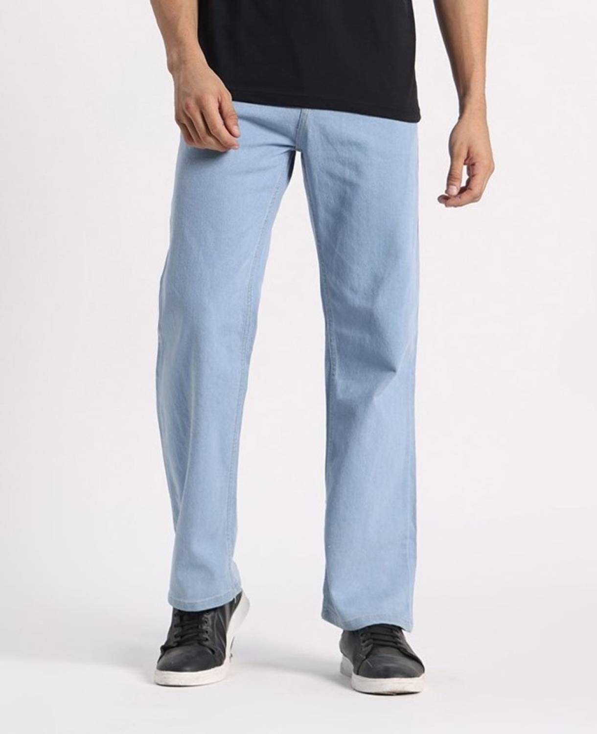 HANGERHOOD Straight Fit Men Blue Jeans - Image 5