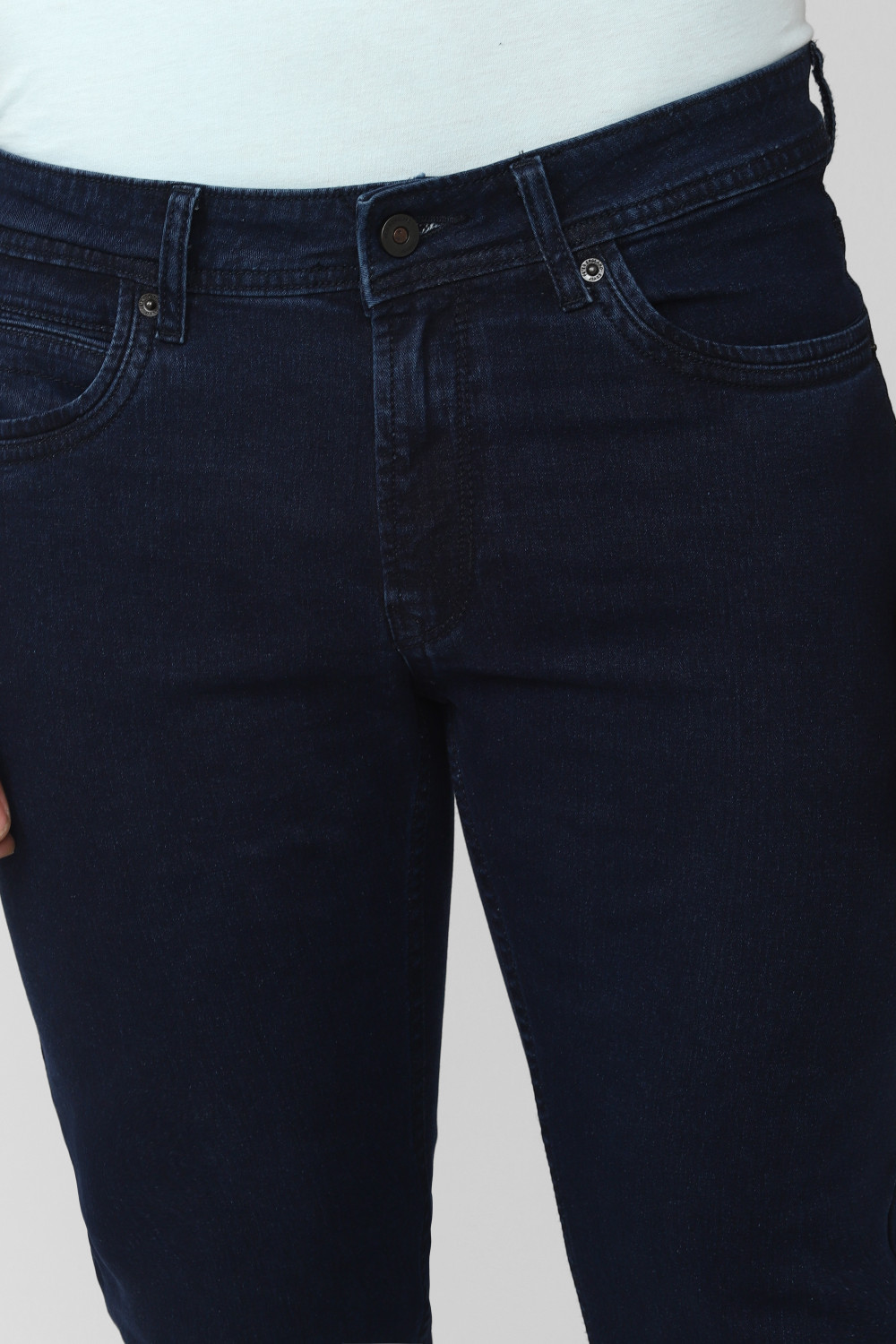 Image of PETER ENGLAND Slim Men Dark Blue Jeans