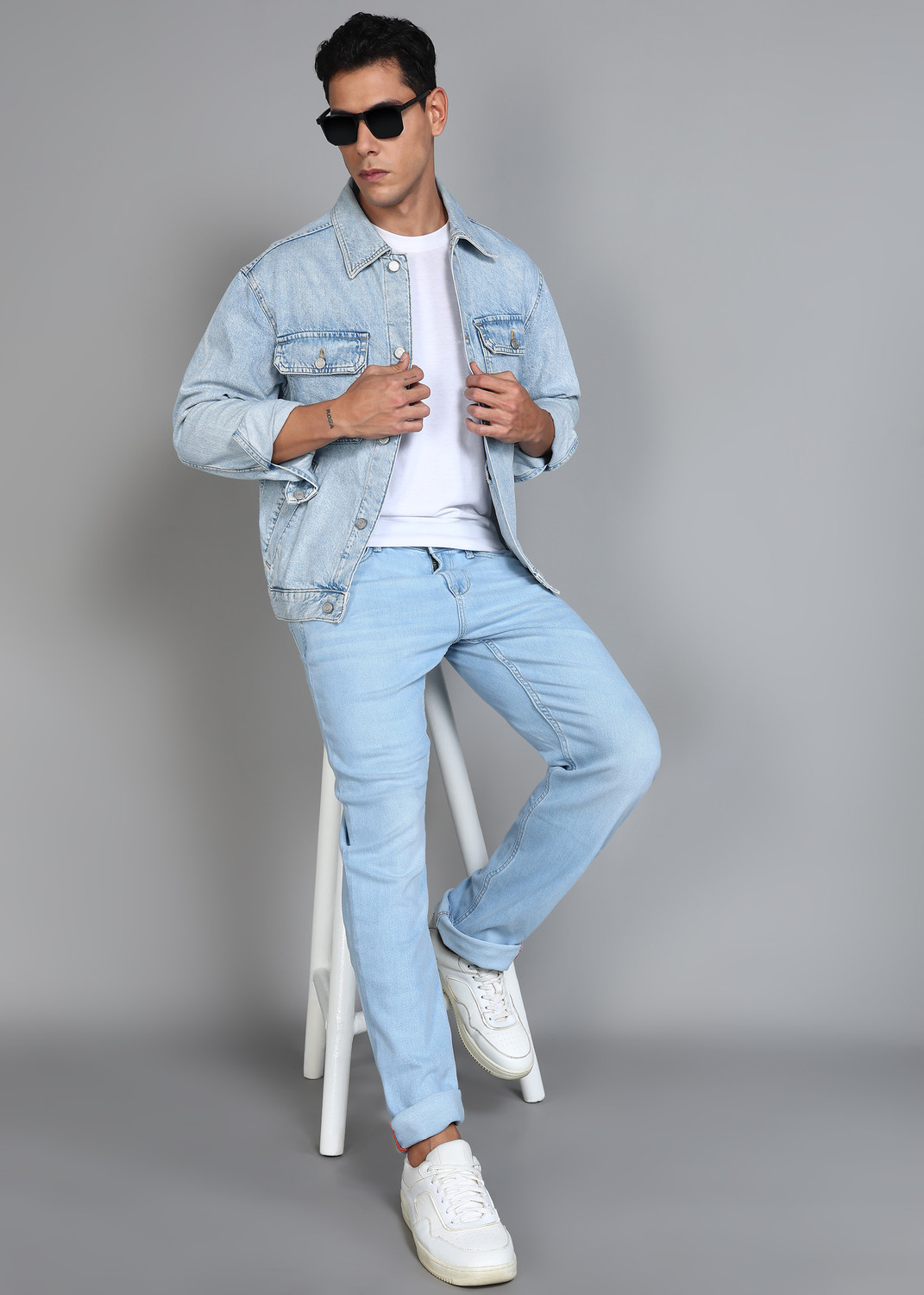 Image of KILLER Straight Fit Men Blue Jeans