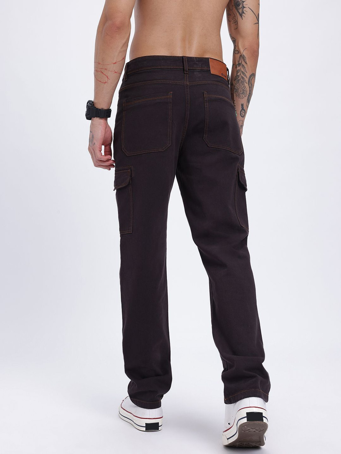 Image of Glitchez Regular Men Black Jeans